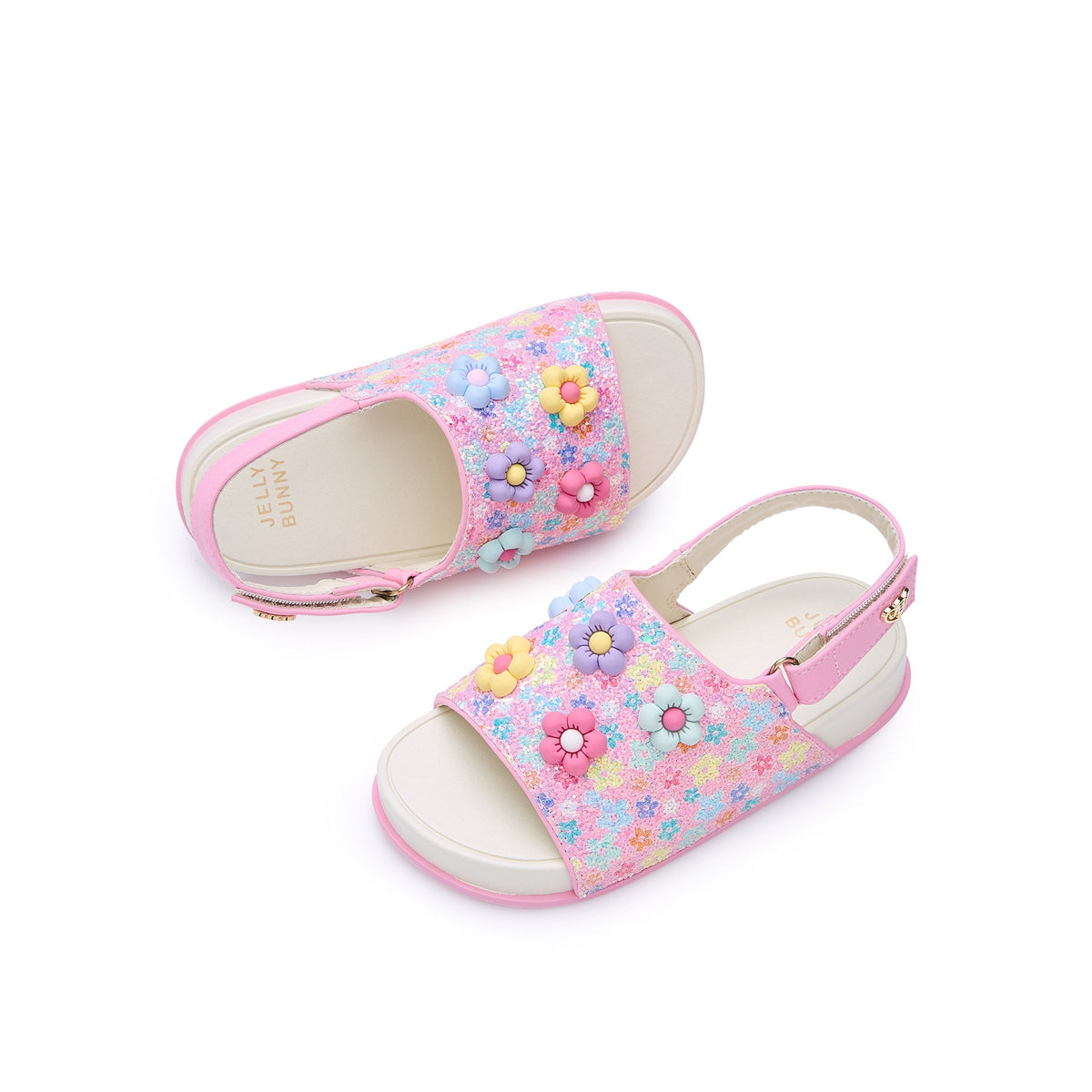 รองเท้าแตะรัดส้น Mini Friendly Calla สำหรับเด็กผู้หญิง Pink