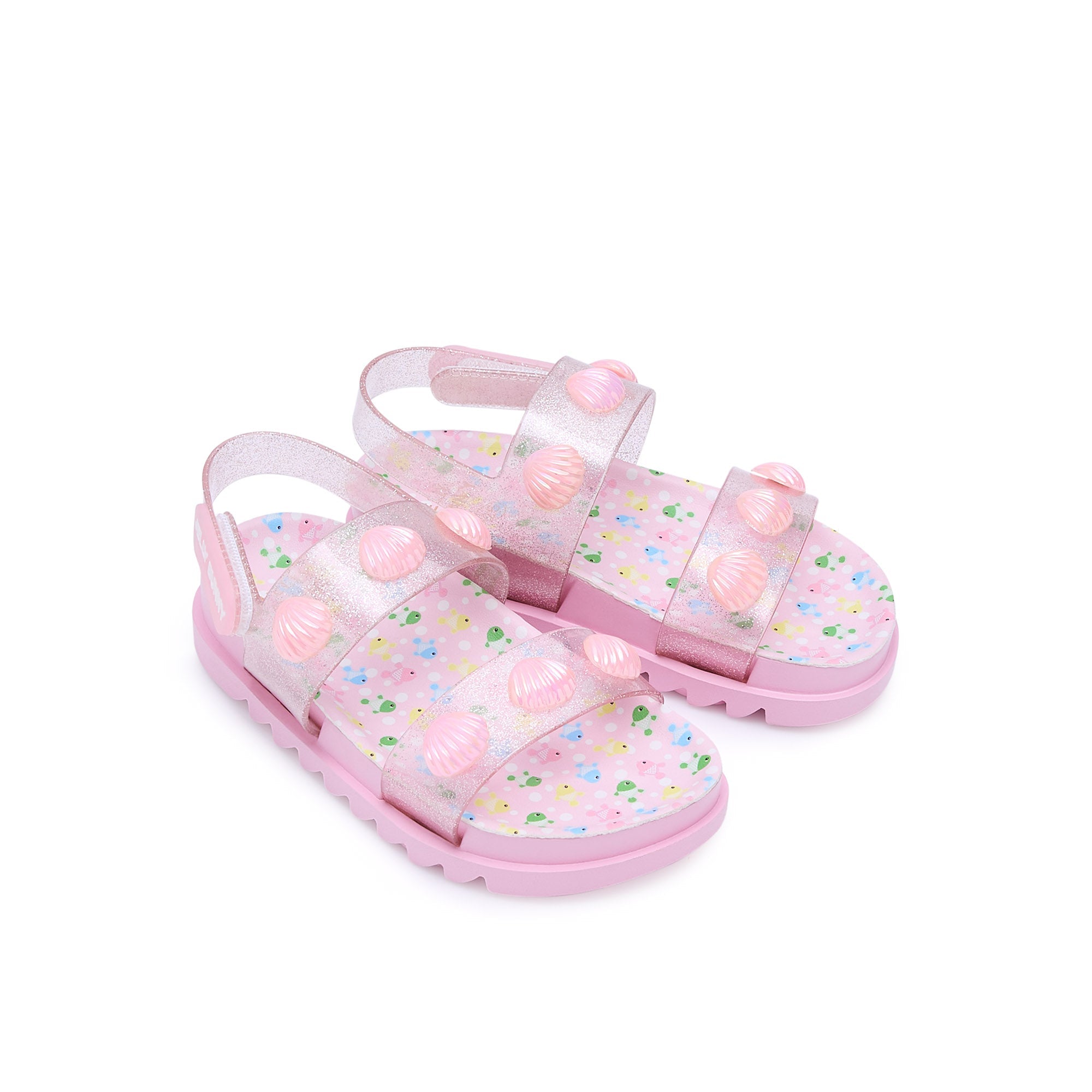 Pele Jordyn Flat Sandals For Mini Girls Light Pink