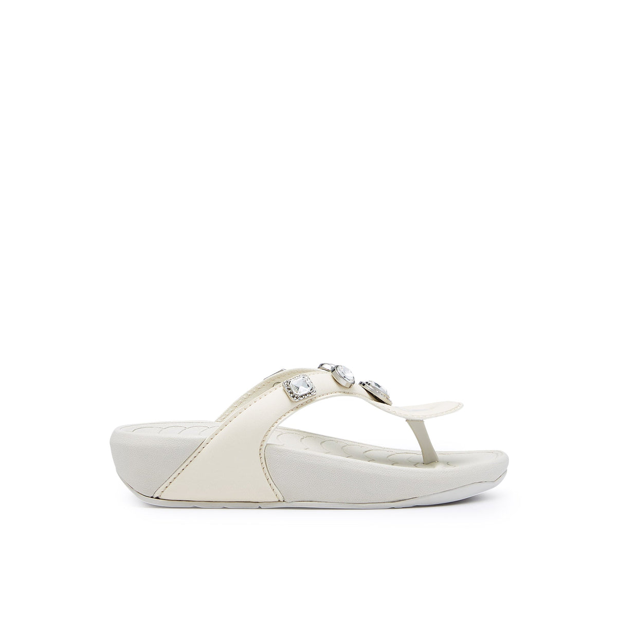 รองเท้าแตะคีบ Mini Bunny Twist Bella สำหรับเด็กผู้หญิง Off-White