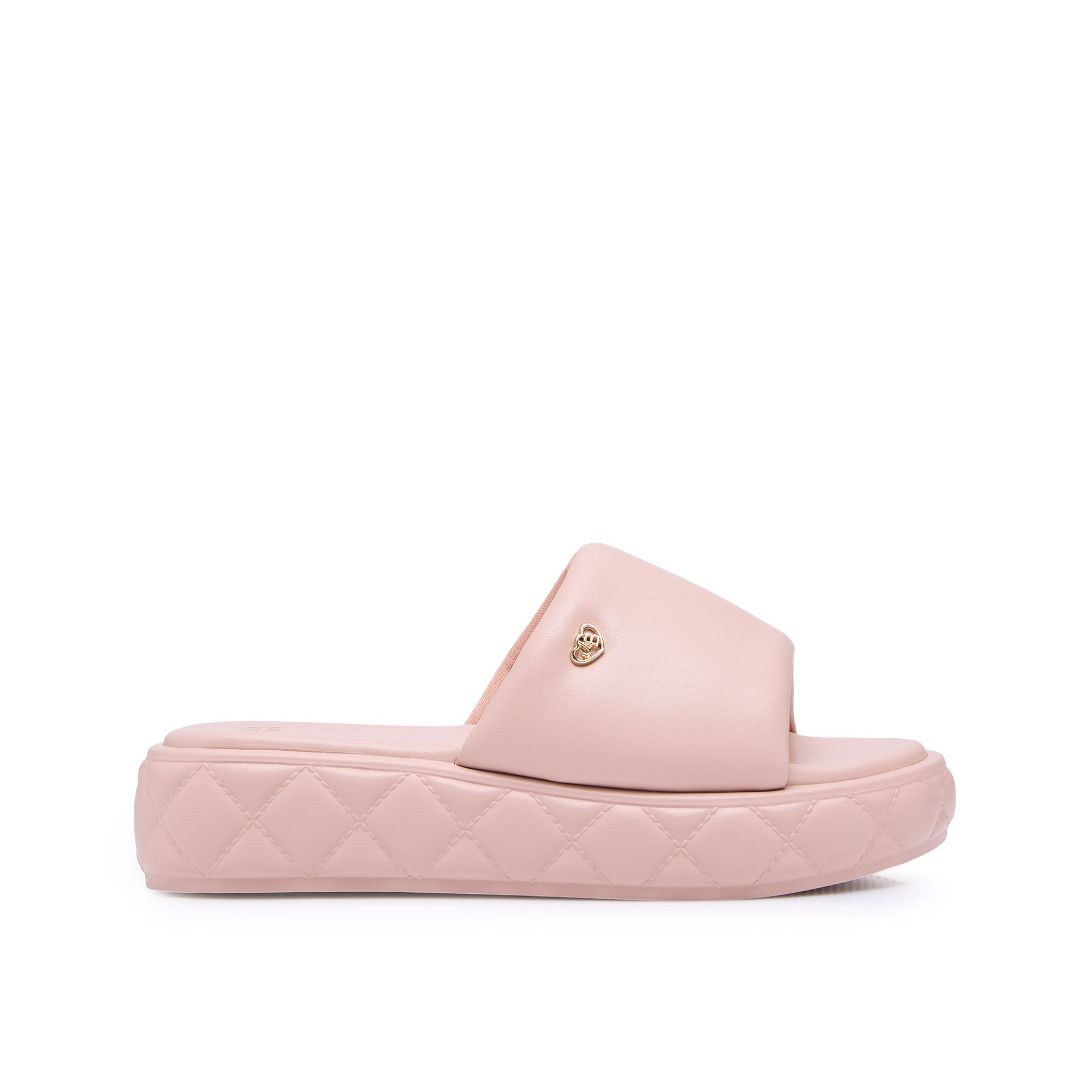Teodora Platform Slides Pink