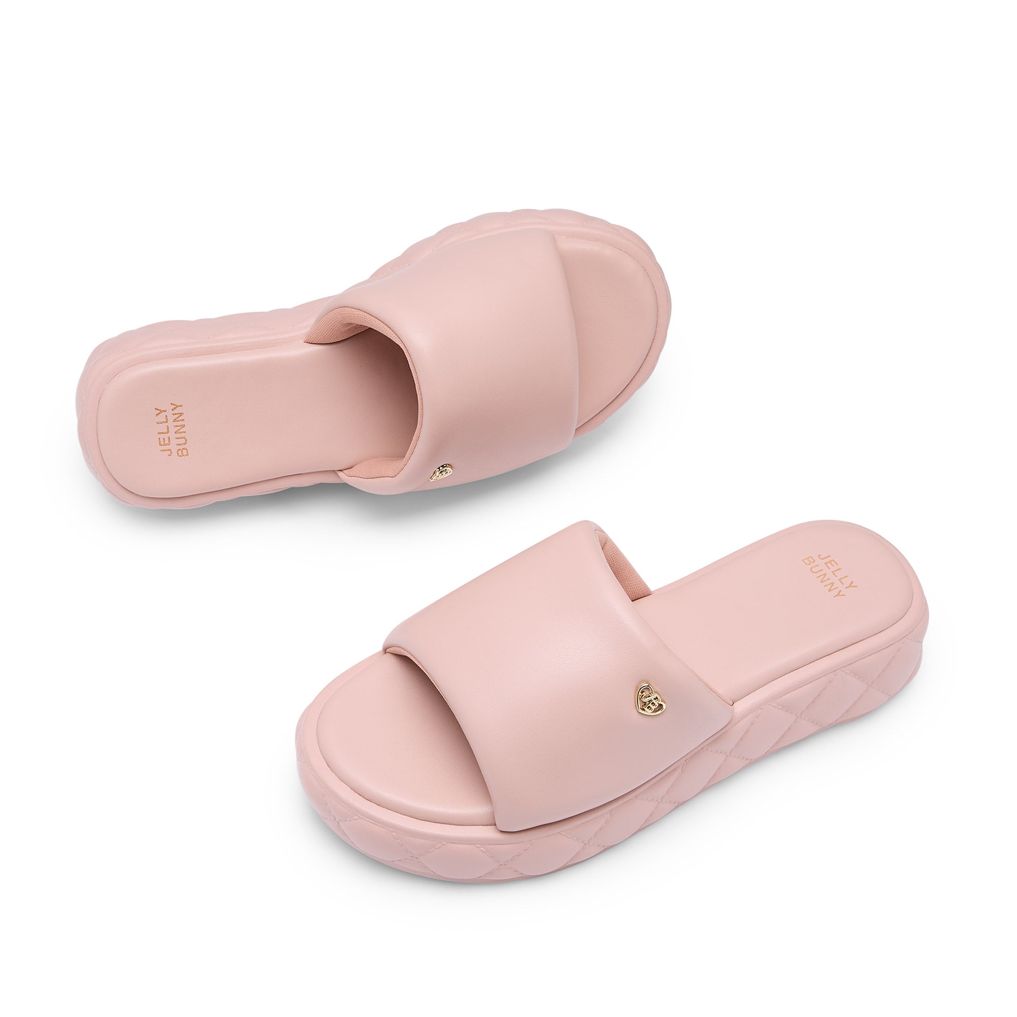 Teodora Platform Slides Pink