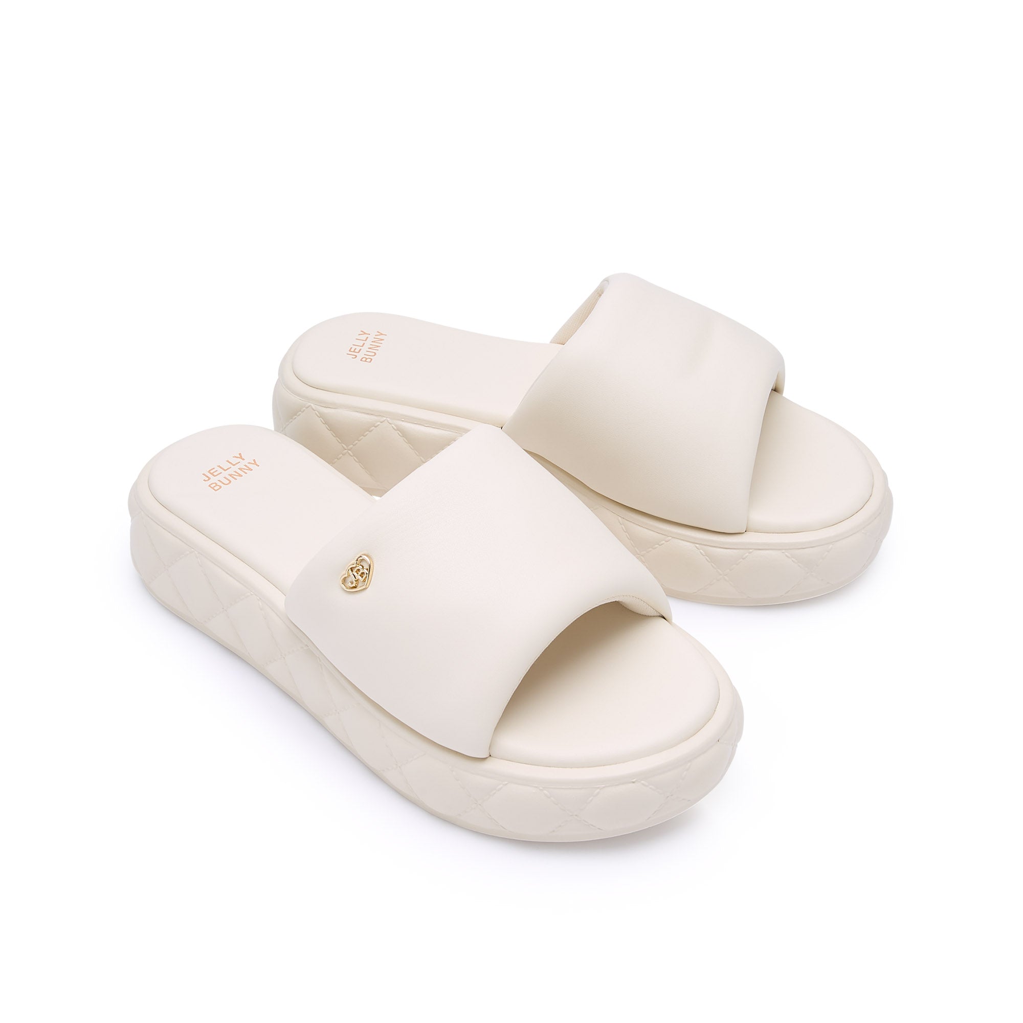 Teodora Platform Slides Ivory
