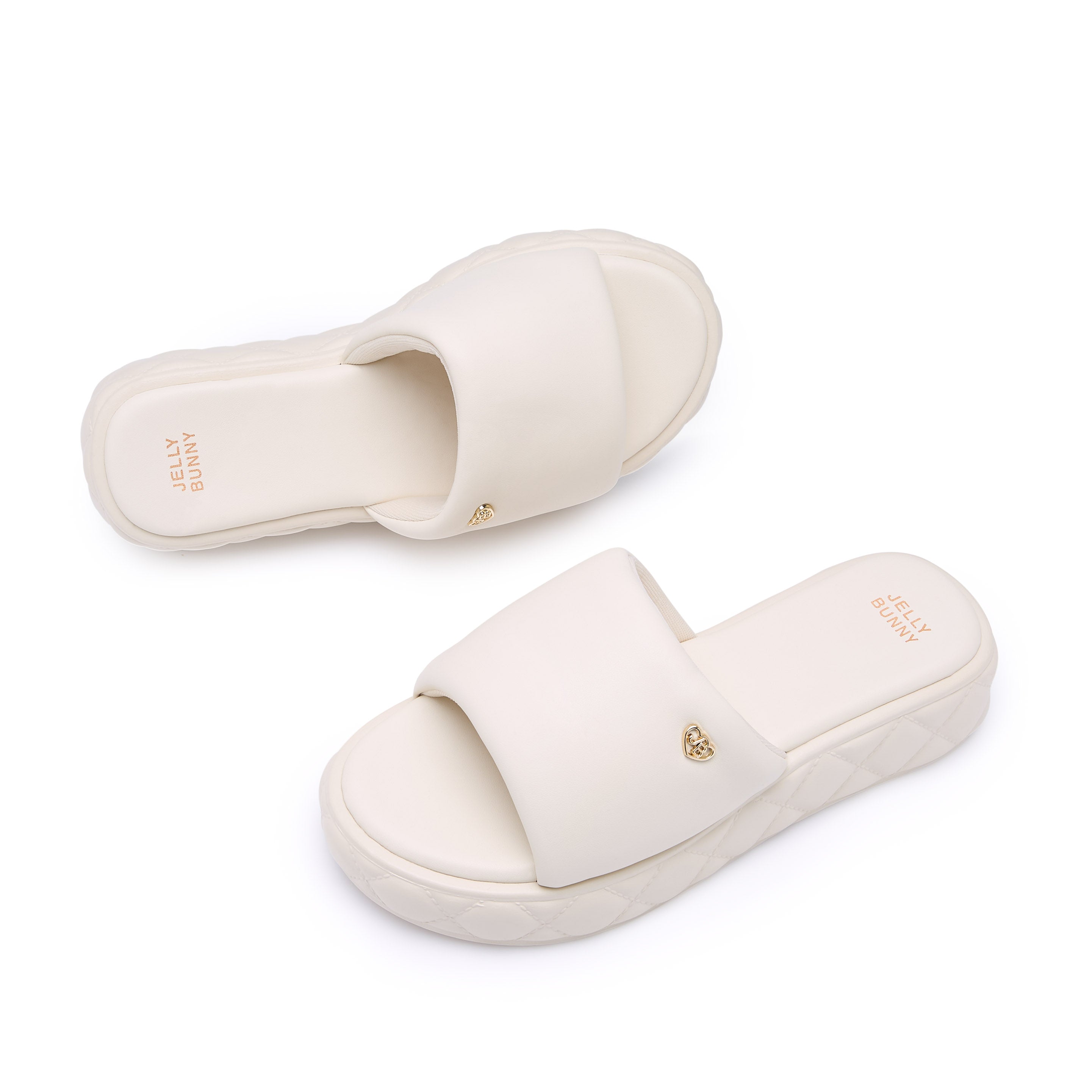 Teodora Platform Slides Ivory