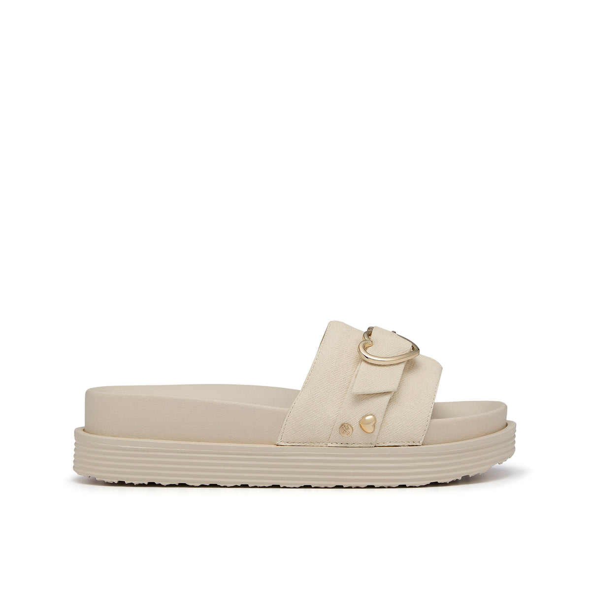 Nadica Pia Flat Sandals Ivory