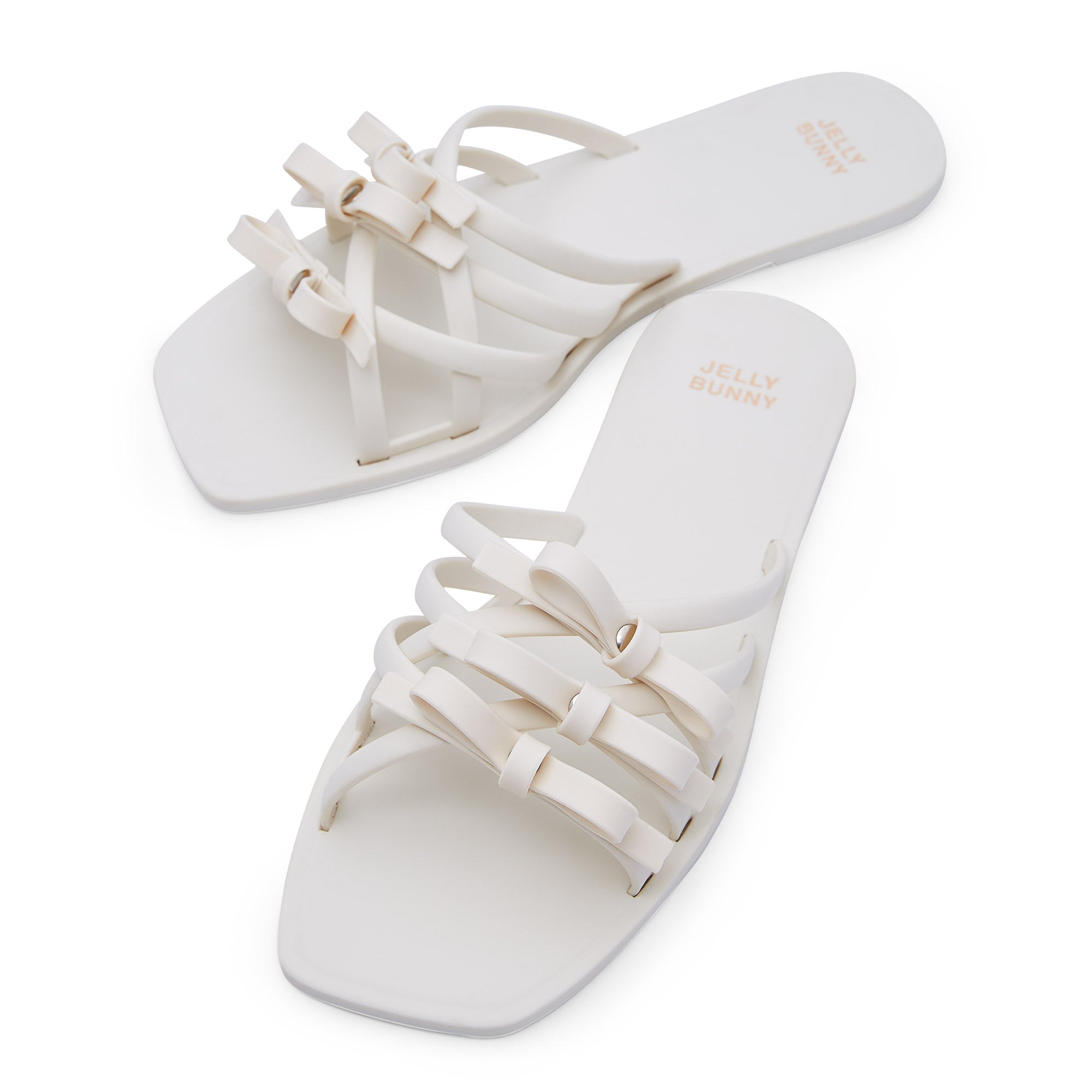 Katerina Flat Sandals Ivory