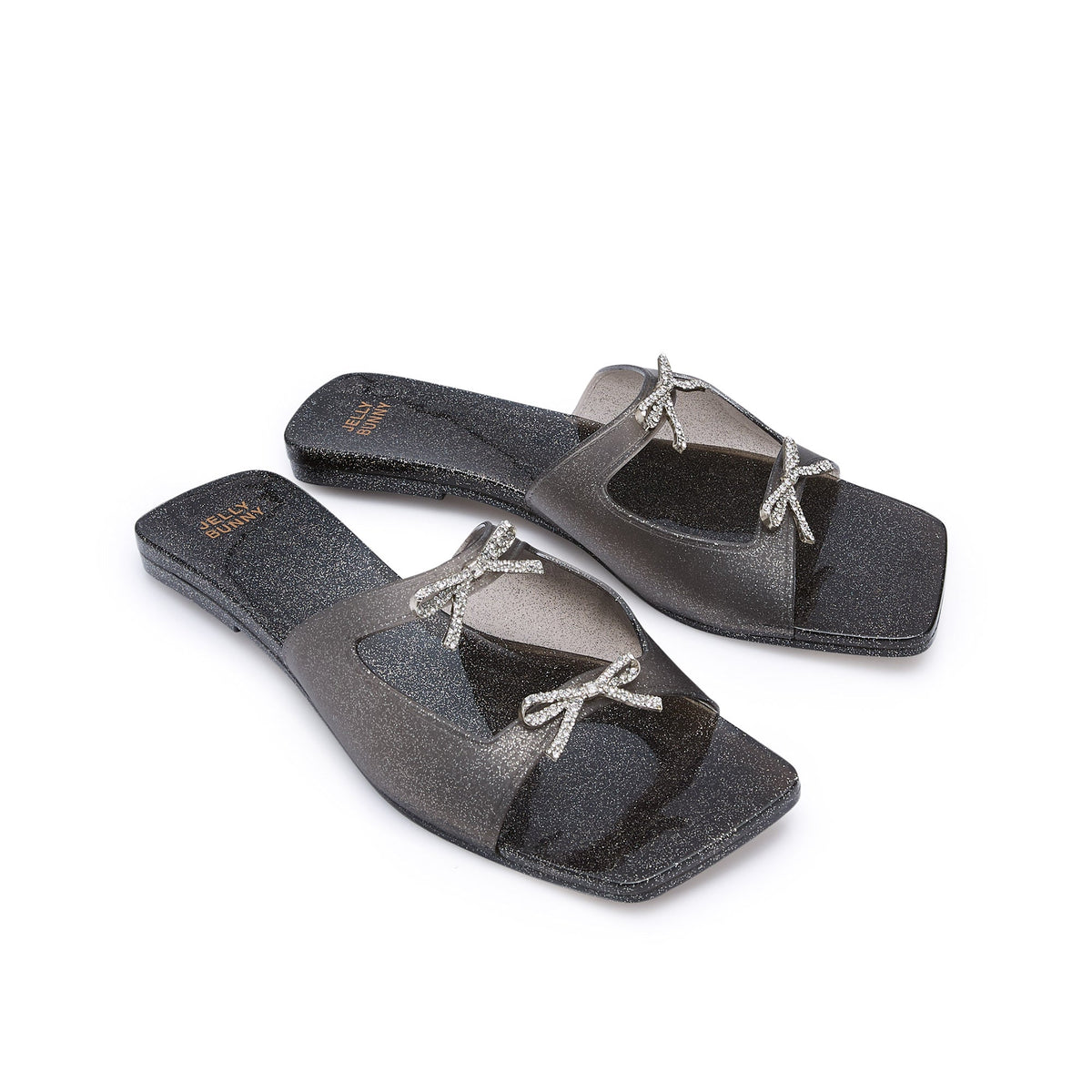 Darat Valerie Flat Sandals Black