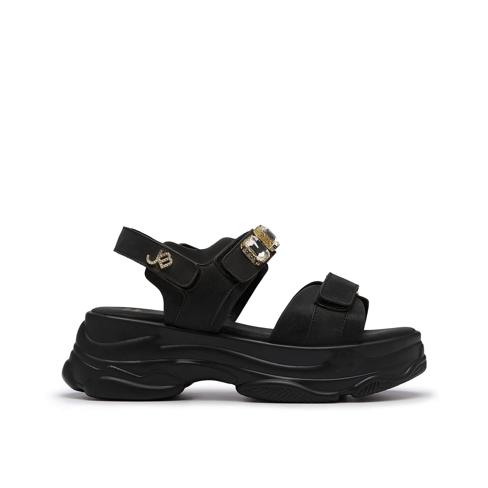 Picotee Antea Flat Sandals Black