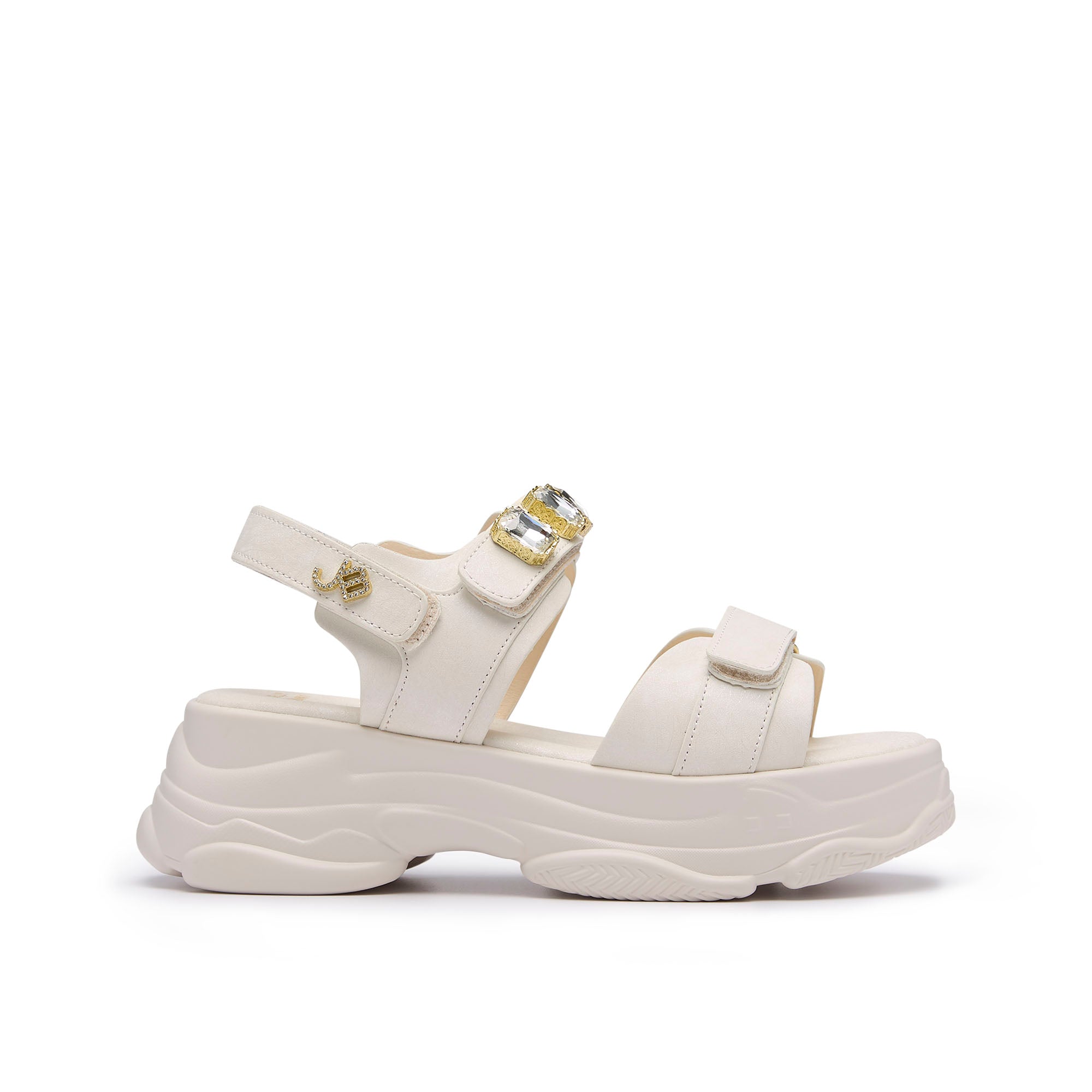 Picotee Antea Flat Sandals Ivory