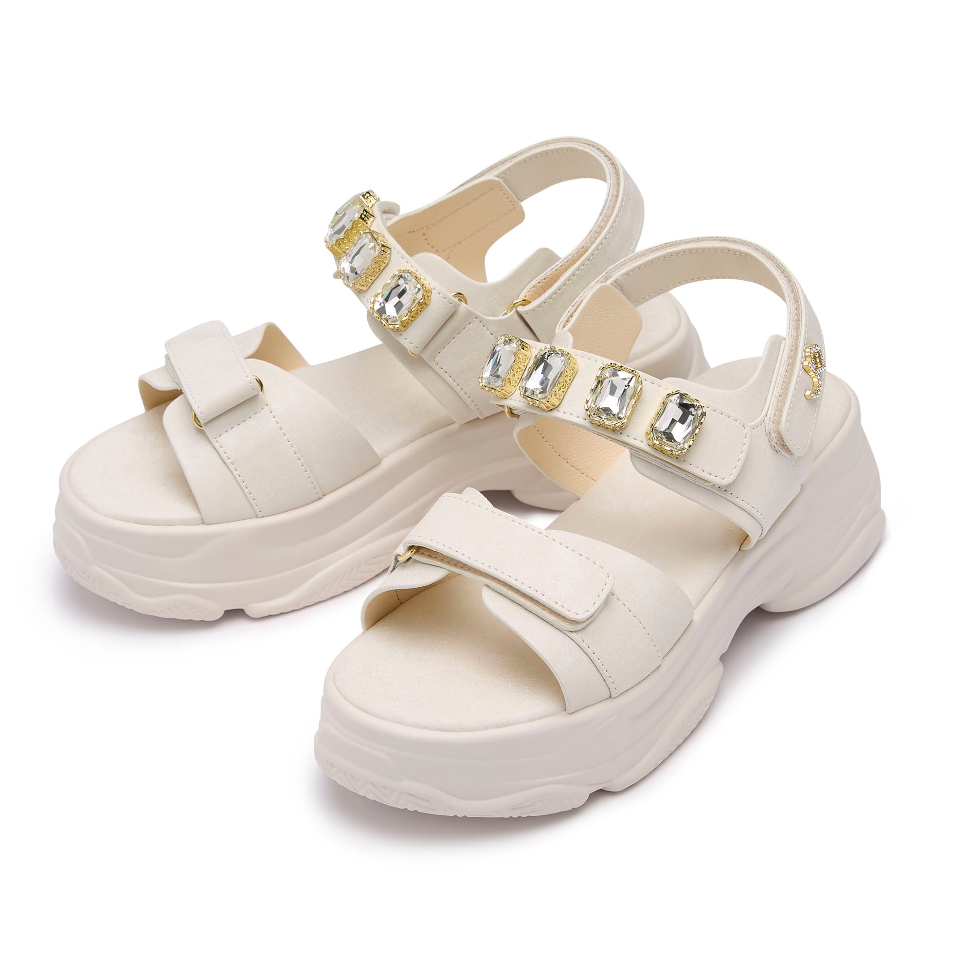 Picotee Antea Flat Sandals Ivory