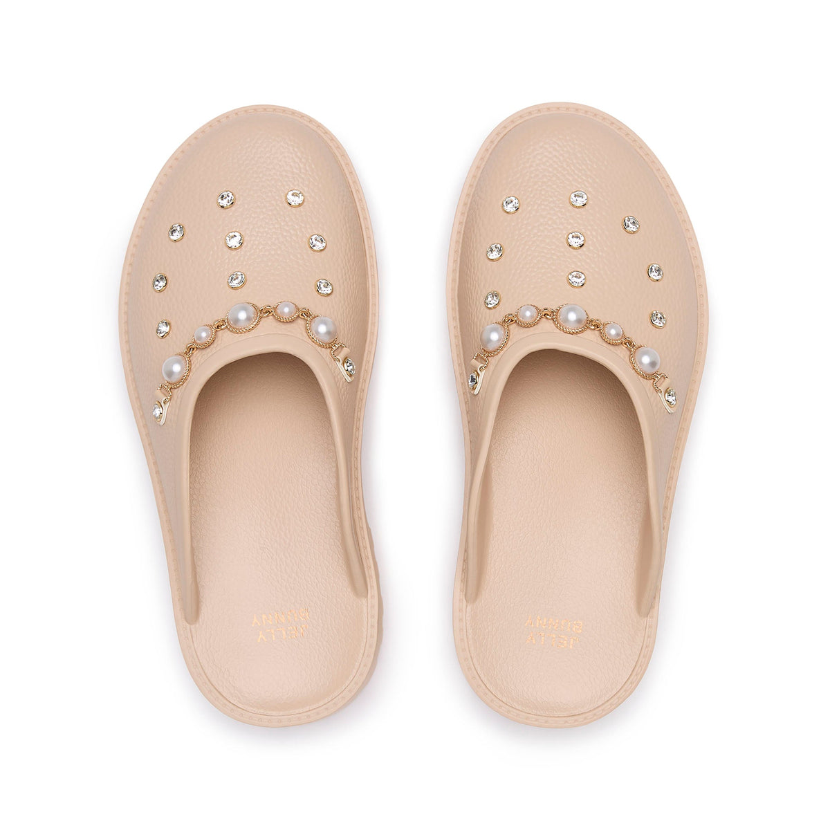 Clara Chloe Platform Clogs Light Pink