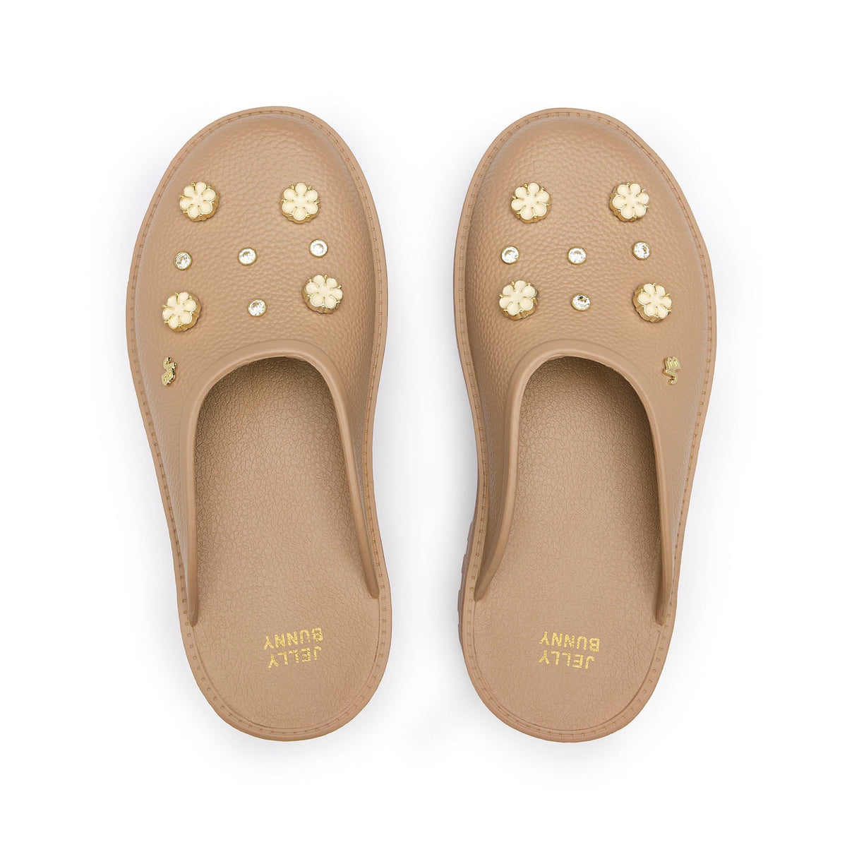 Clara Journey Platform Clogs Beige