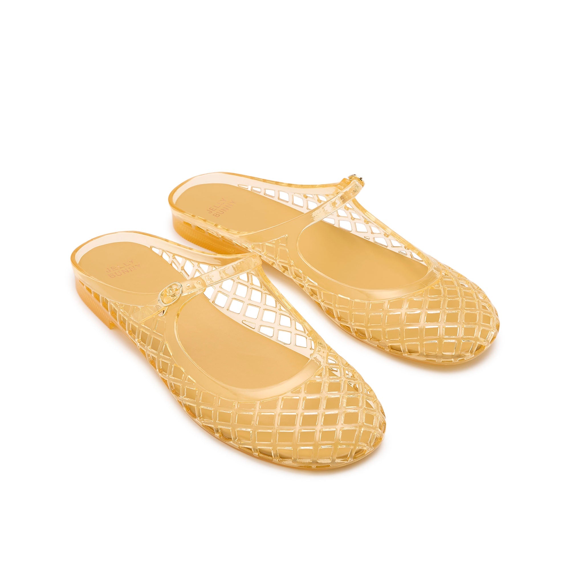 รองเท้าบัลเลรินาตาข่าย Yellow