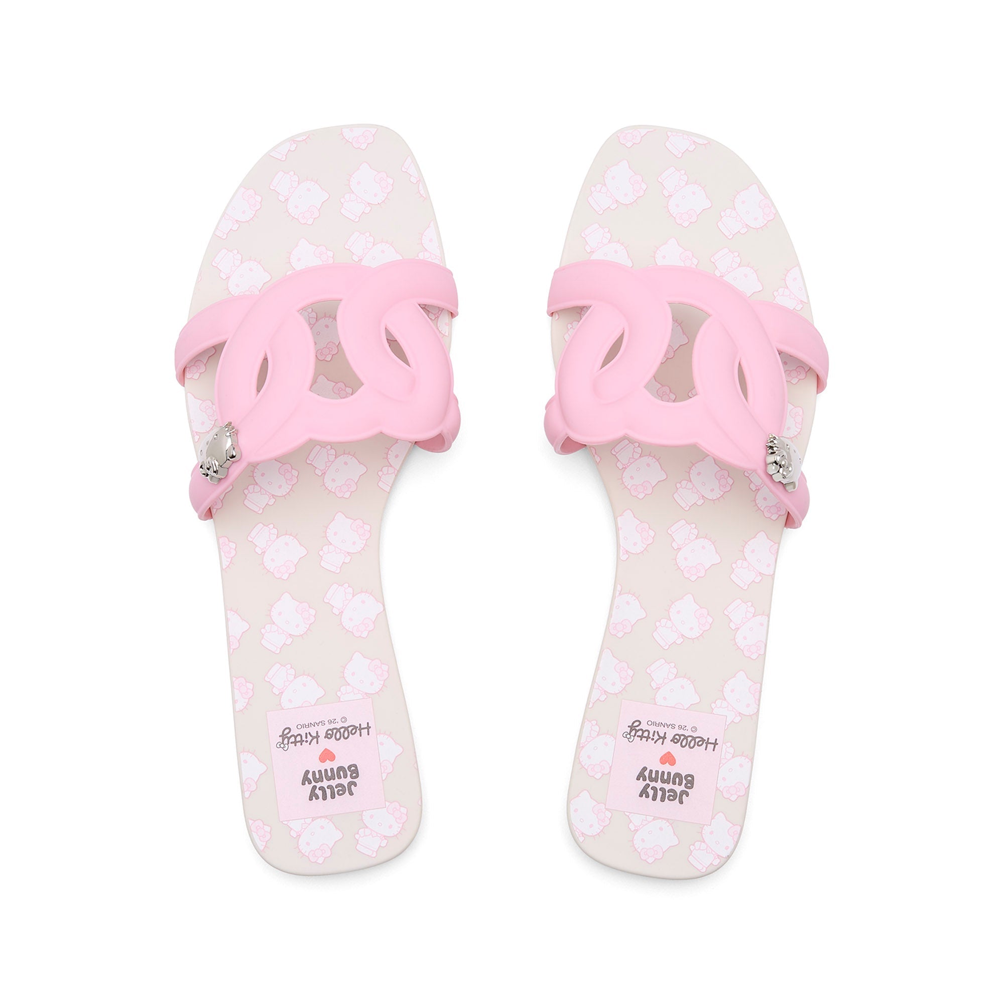รองเท้าแตะแบบสวมสายไขว้ Glory Aiko KT Pink