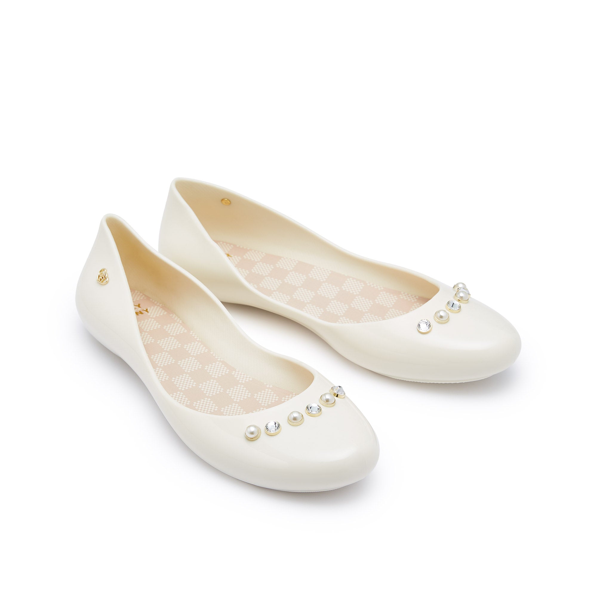 รองเท้าบัลเลรินา Melina Mary Off-White