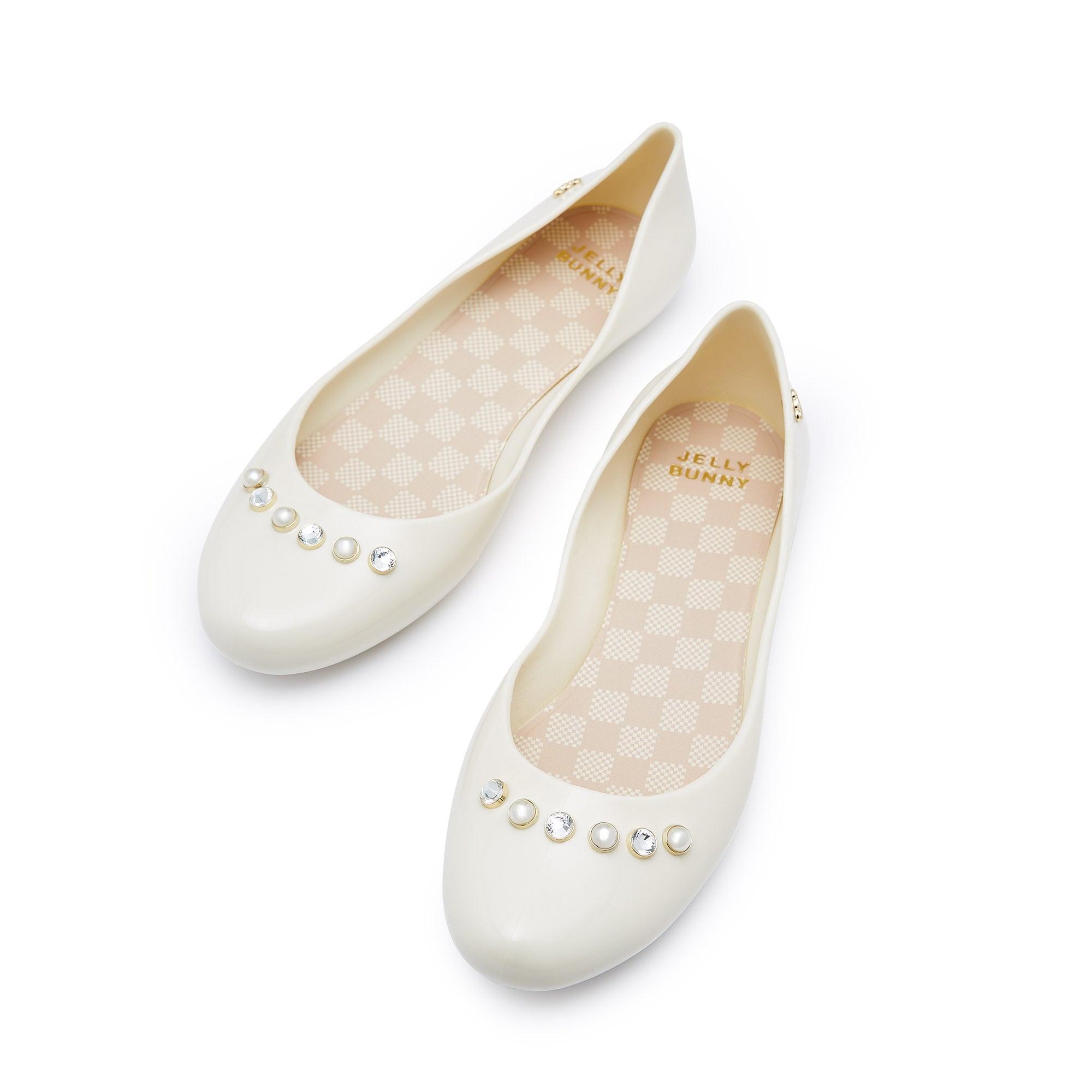 รองเท้าบัลเลรินา Melina Mary Off-White
