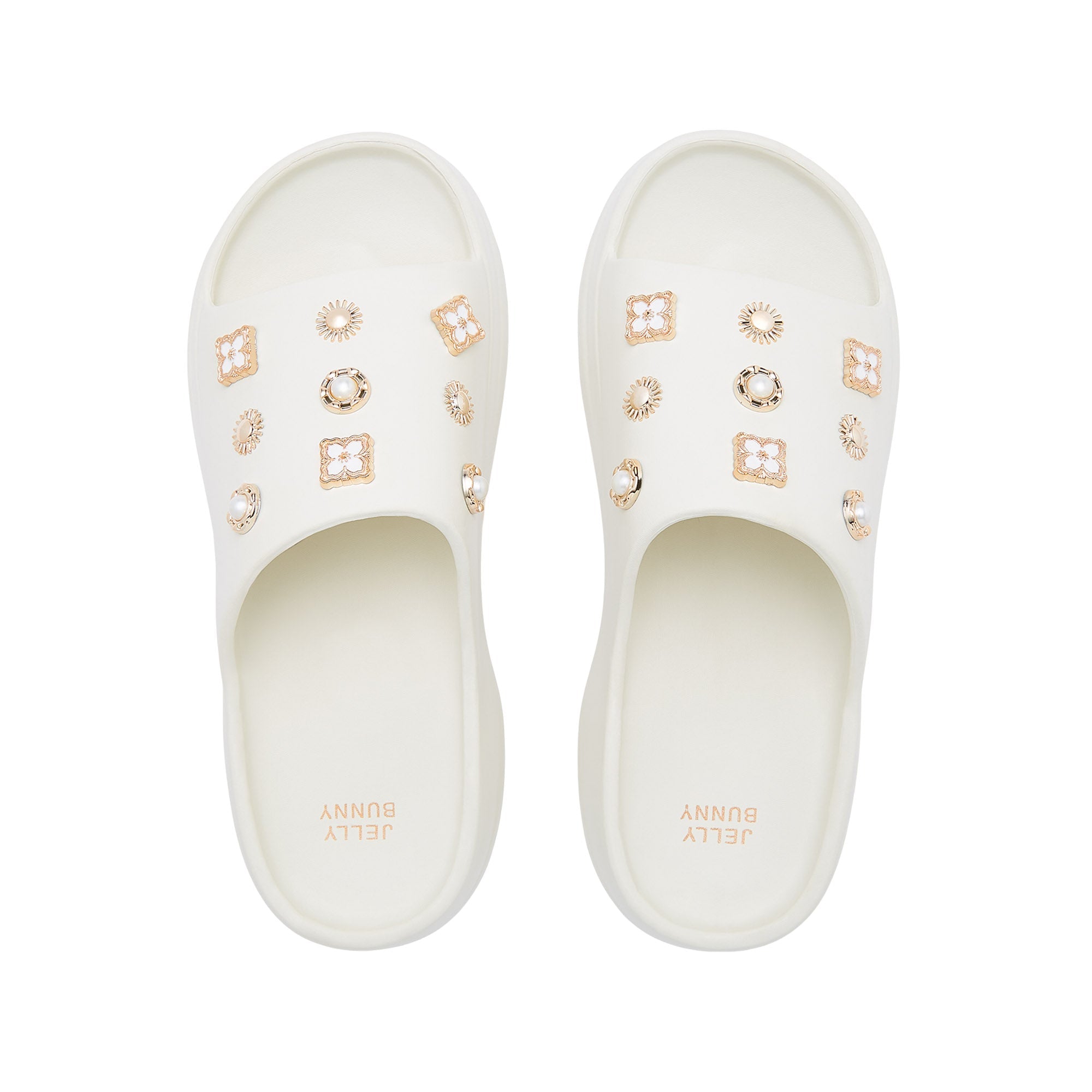 Sydney Adhara Platform Slides Ivory