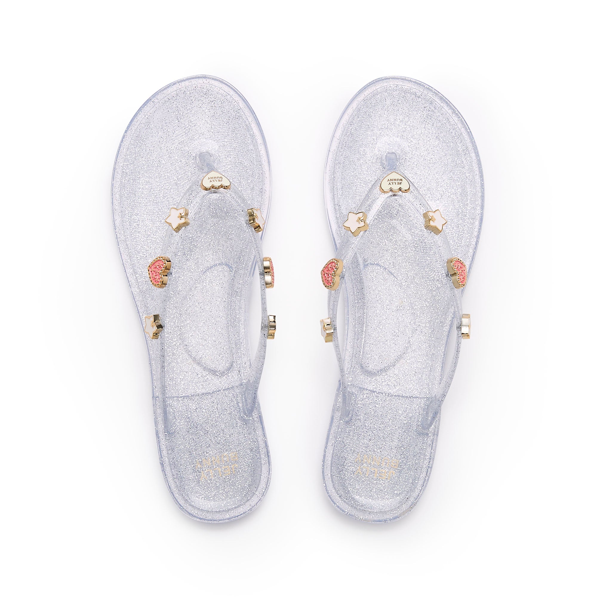Elena Juni Flip-Flops Silver