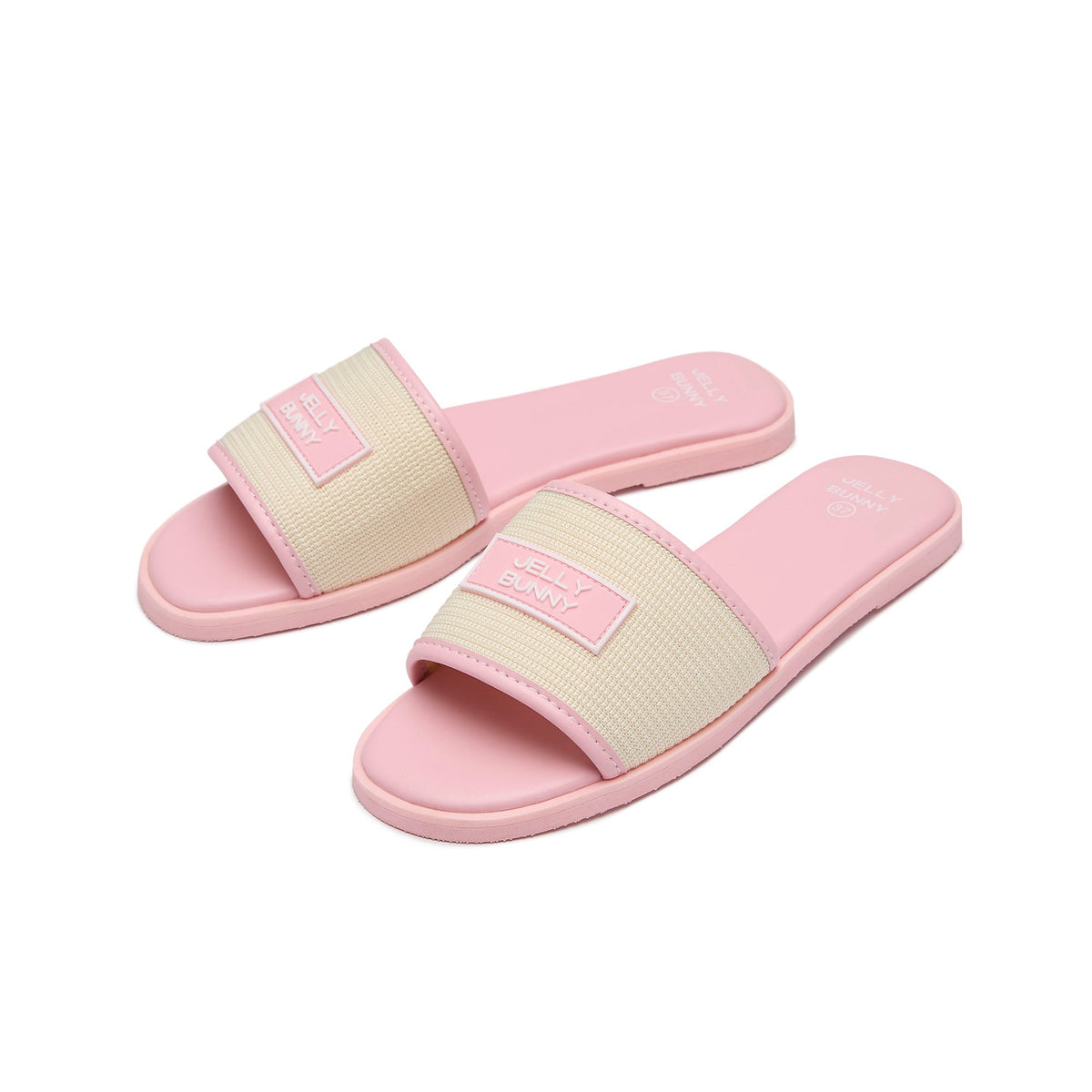 Fermin Messy Flat Sandals Light Pink