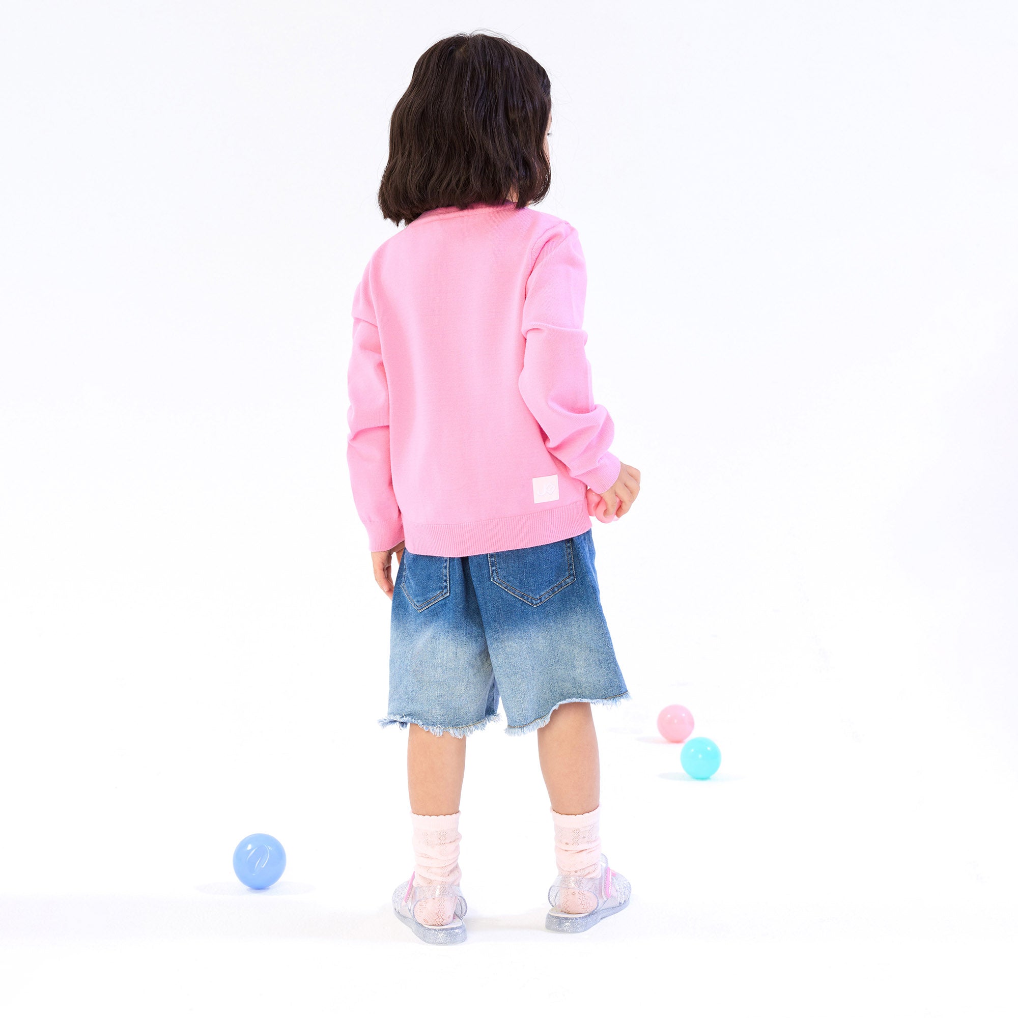 Jerme Cardigan For Mini Girls Pink