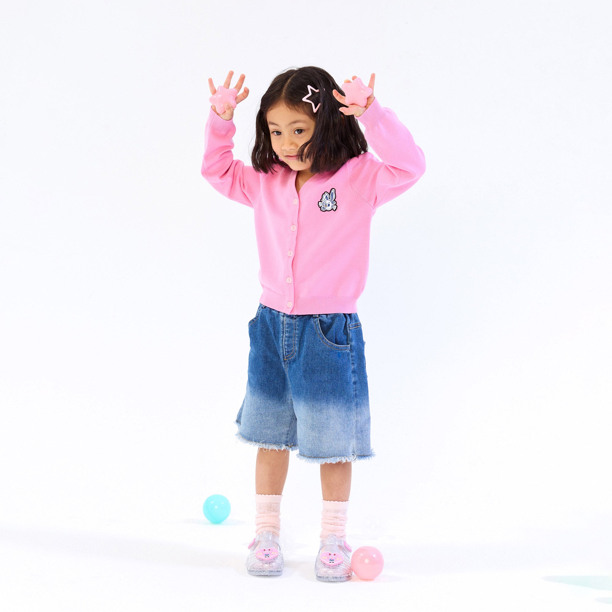 Jerme Cardigan For Mini Girls Pink