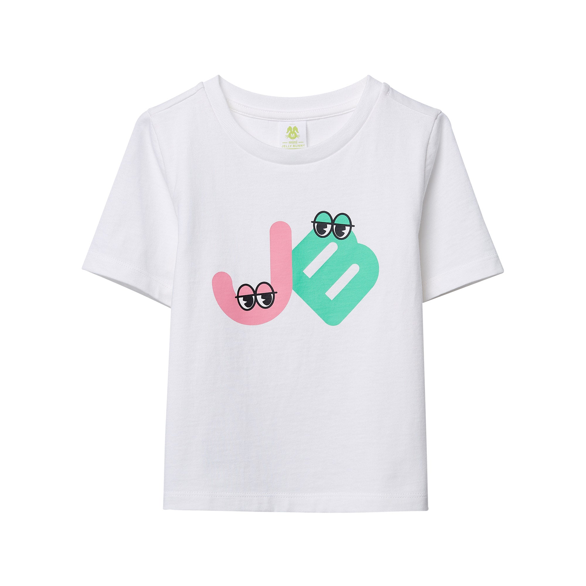 Logo Short Sleeve T-Shirt For Mini Girls White