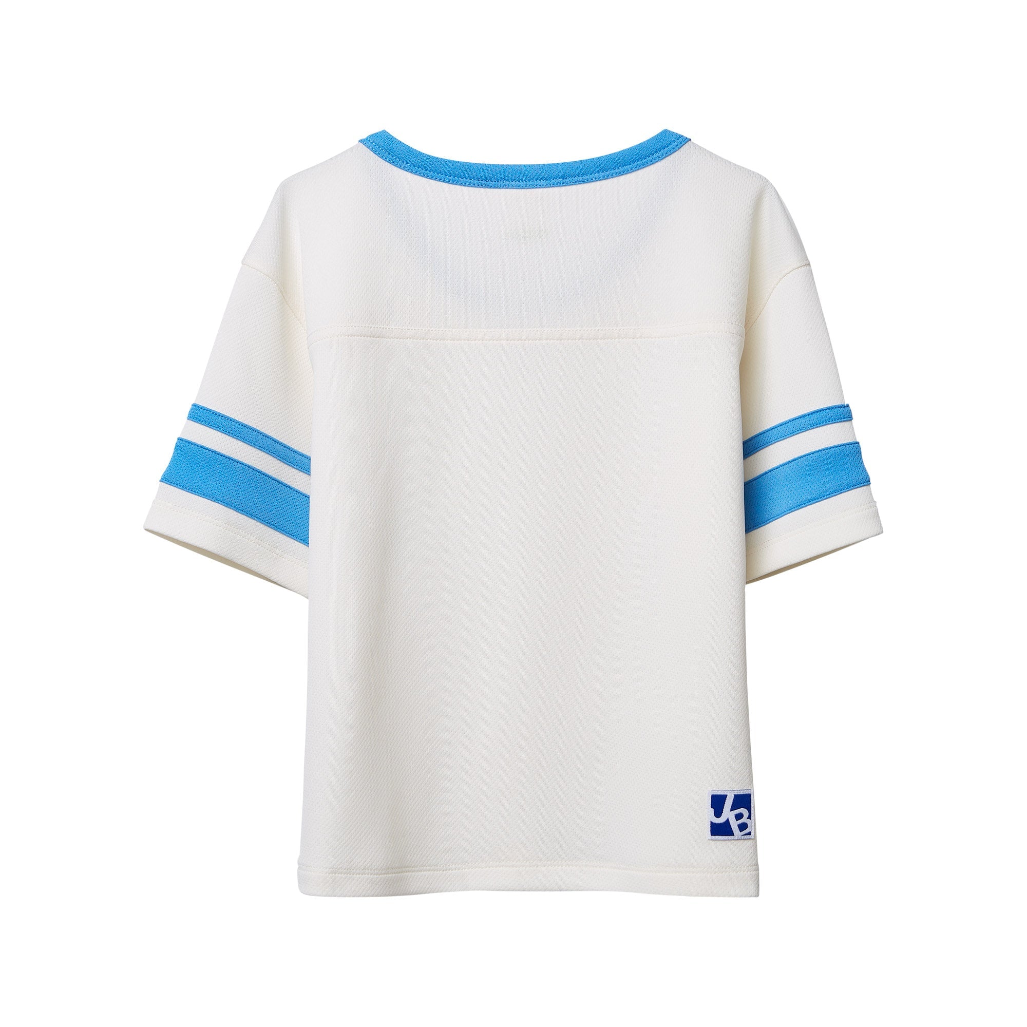 เสื้อฟุตบอลแขนสั้นพิมพ์ลาย Jerme สำหรับเด็กผู้หญิง Cream