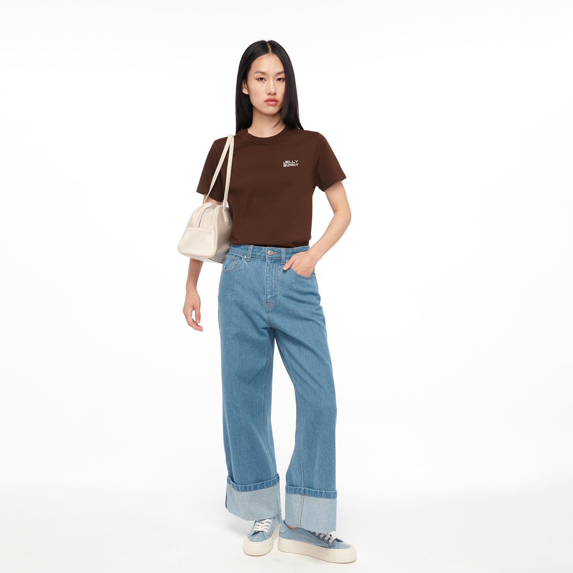 Logo Basic T-Shirt Brown