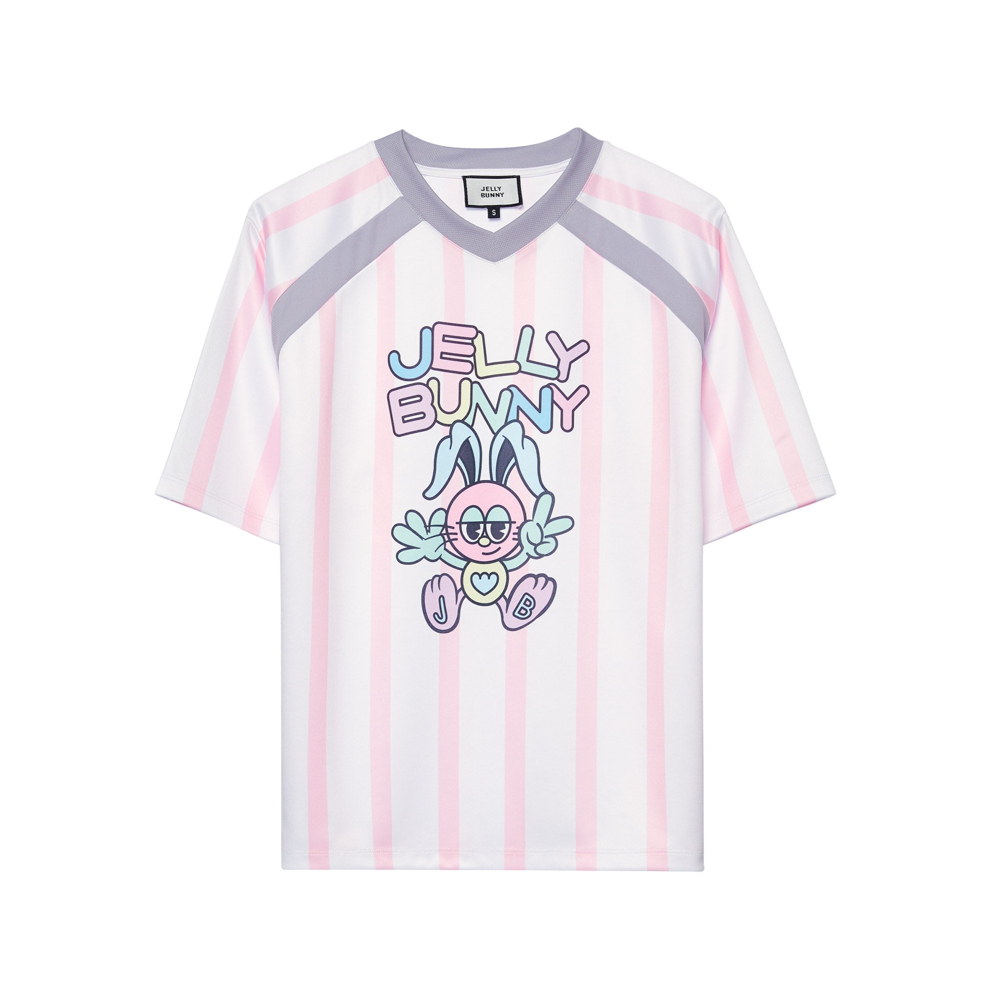 Stripe Playful Jerme T-Shirt Pink