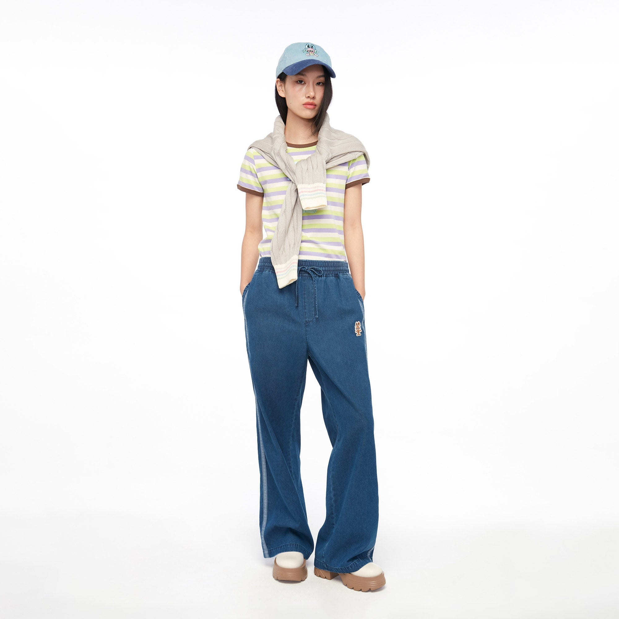 Jerme Denim Trackpant Blue