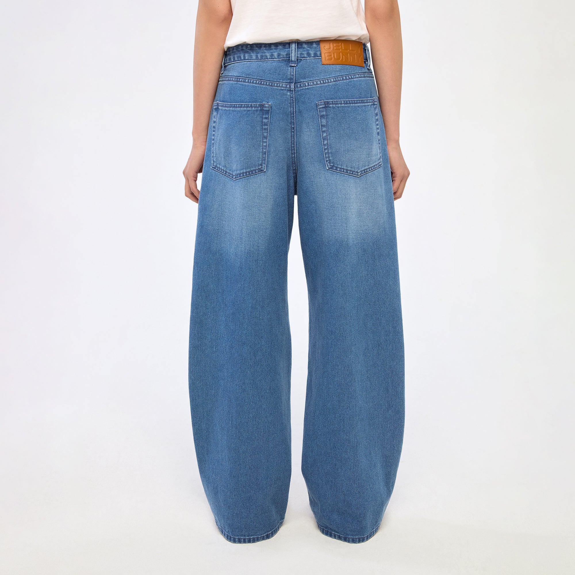 Powerpuff Girls Fade Denim Pants Blue