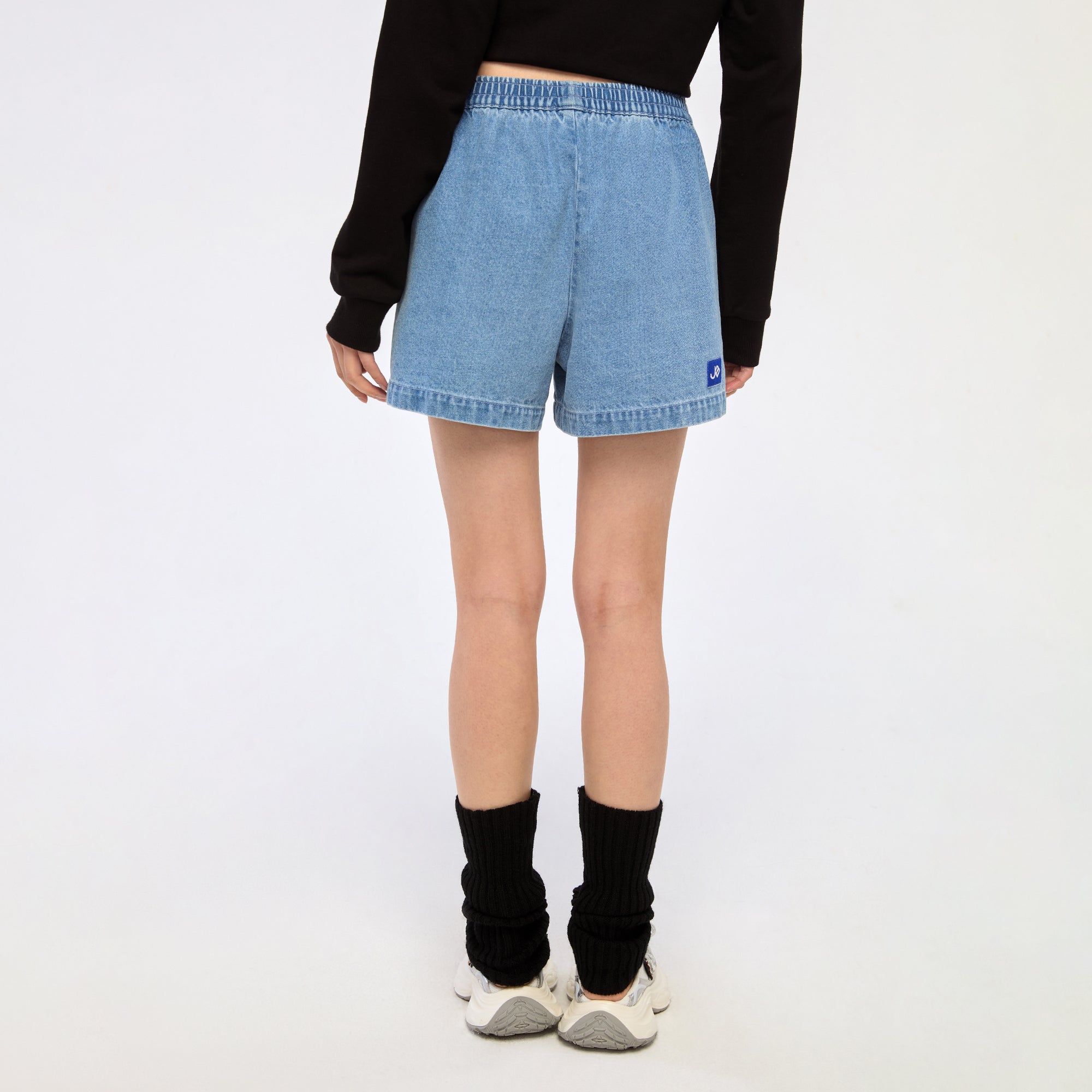 Powerpuff Girl Denim Shorts Blue