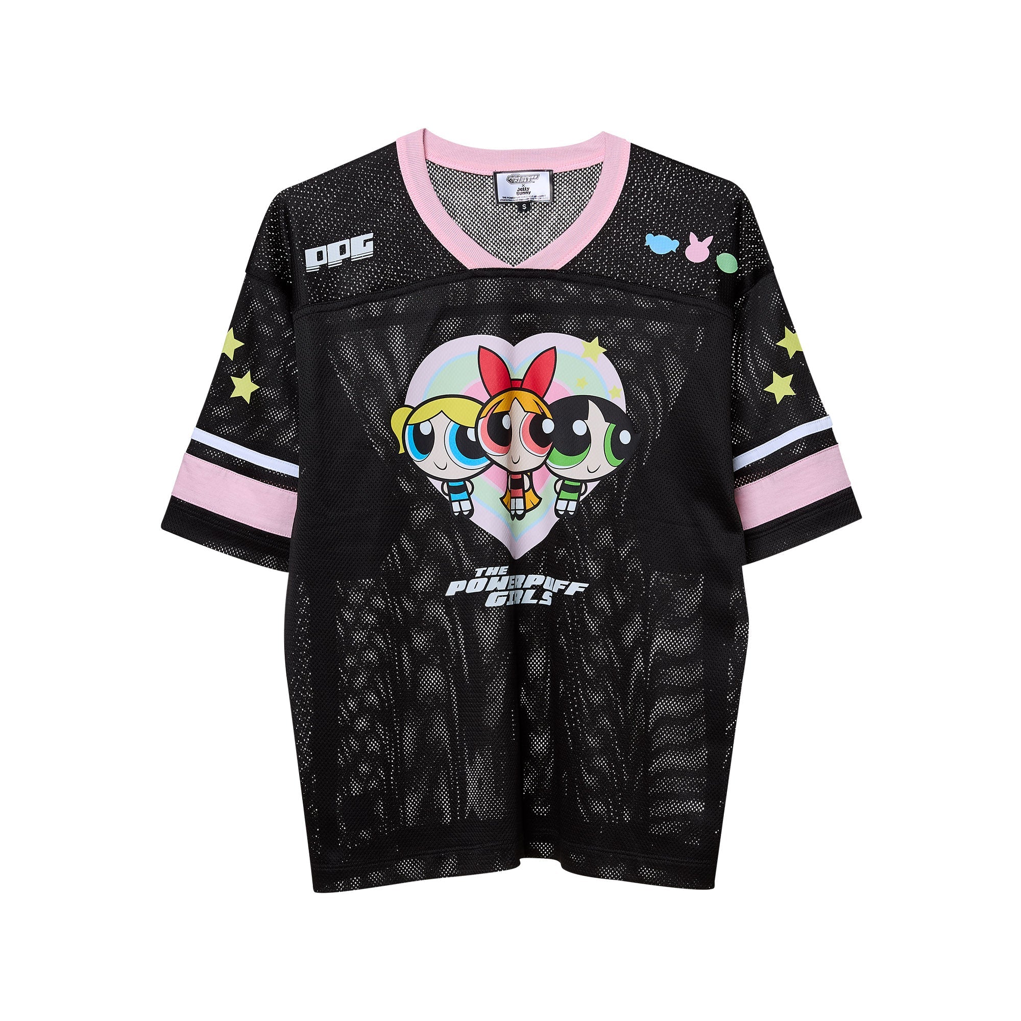 Powerpuff Girls Mesh T-Shirt Black