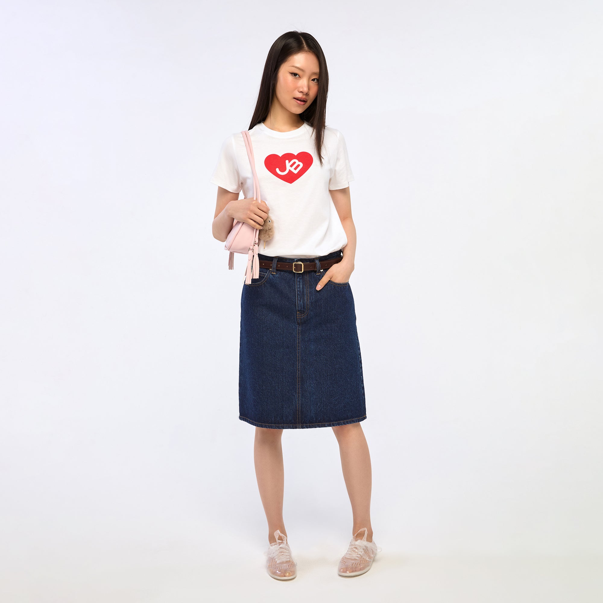 เสื้อยืดแขนสั้น JB Heart Red