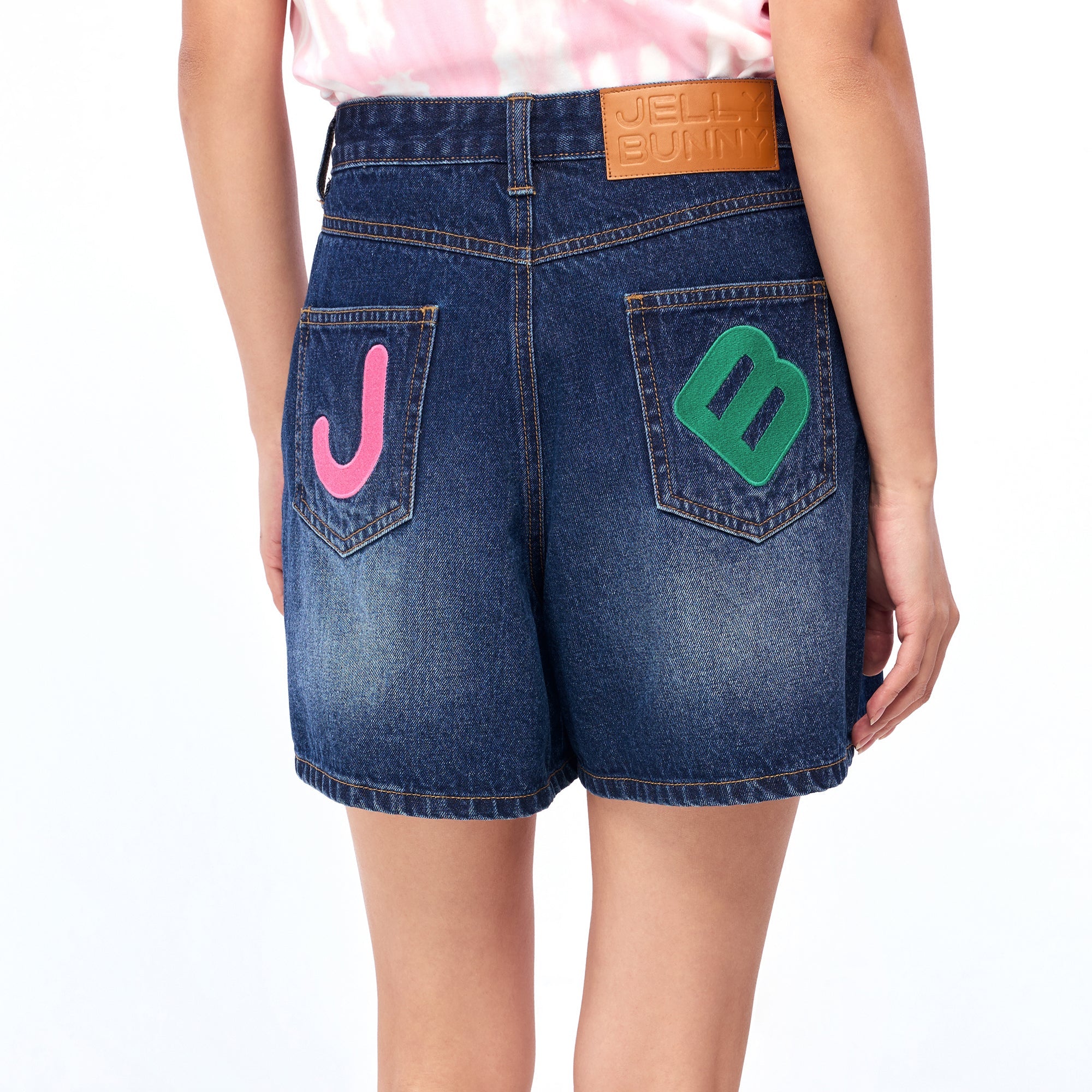 กางเกงเดนิมขาสั้น Blue