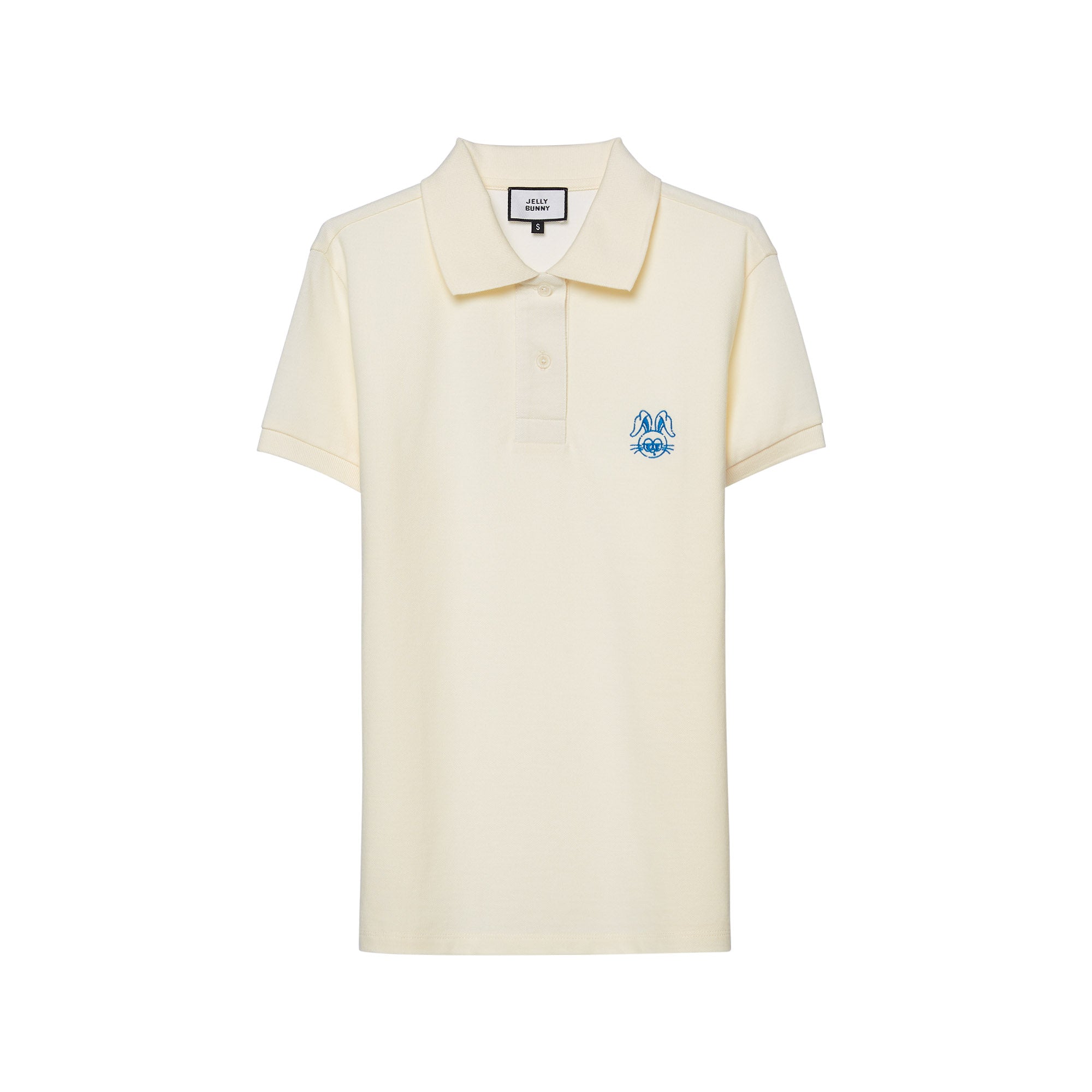 เสื้อยืดแขนสั้นปักลายโลโก้ Cream