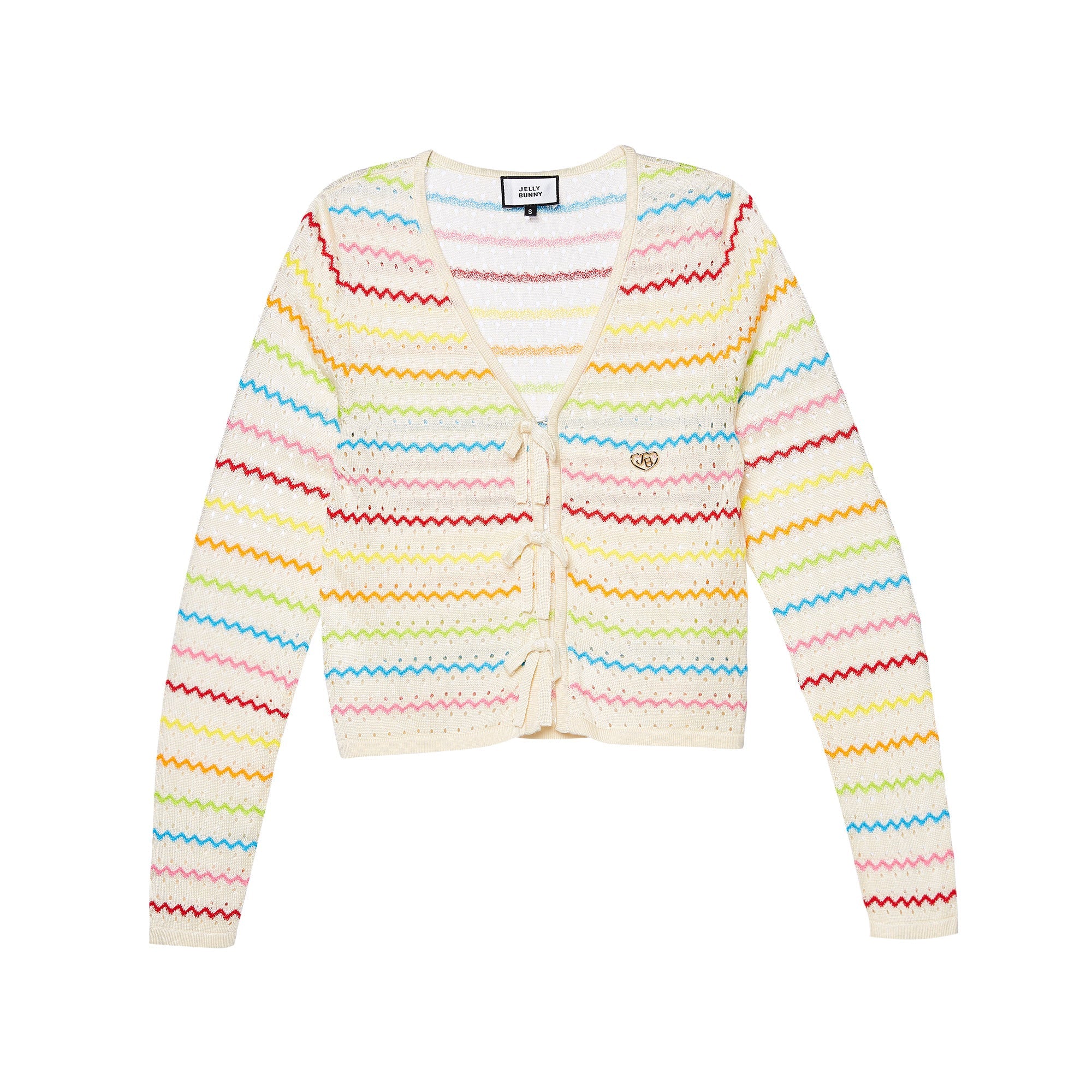 เสื้อคาร์ดิแกนแขนยาวปักลาย Multi Color