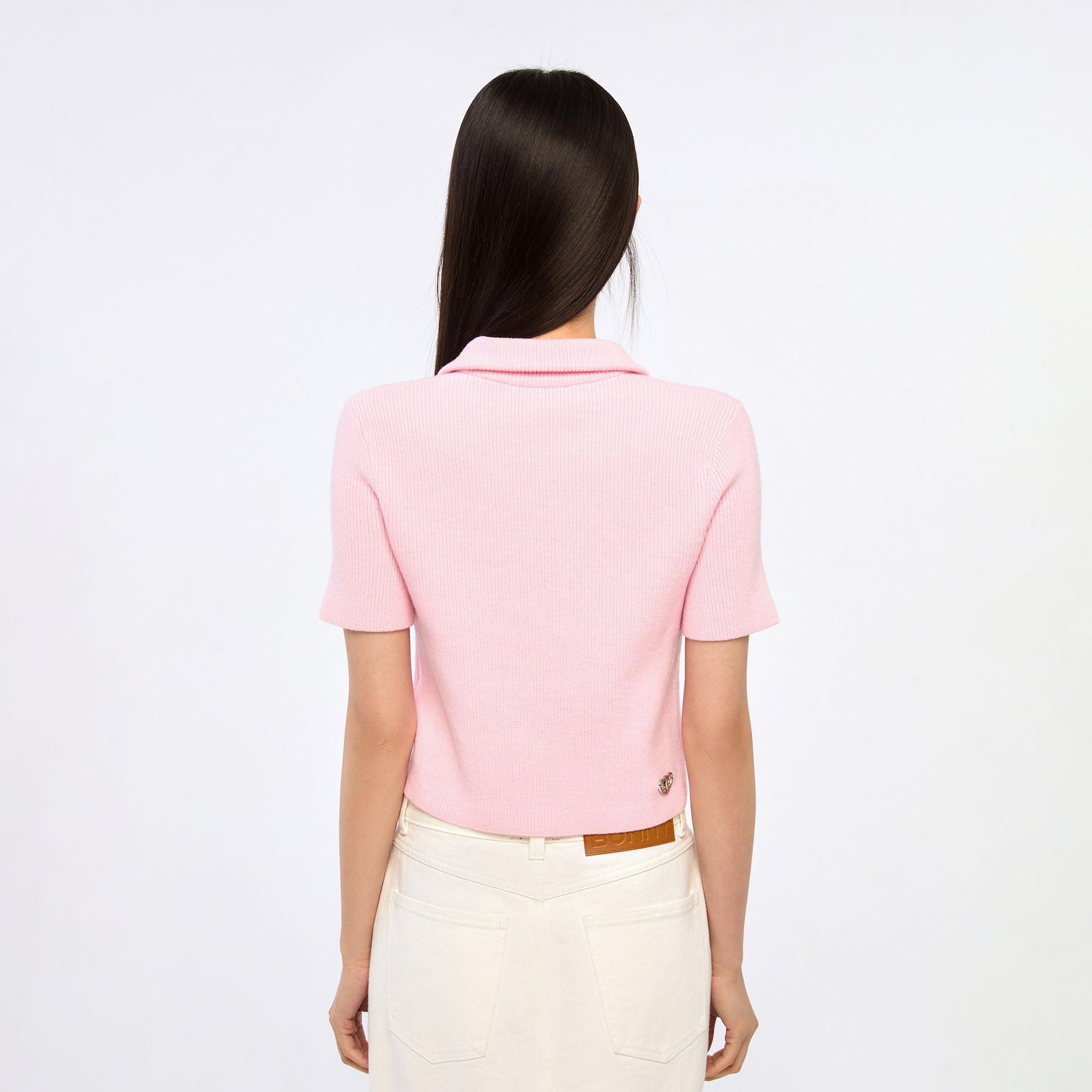 Crystal Jb Short Sleeve Top Pink