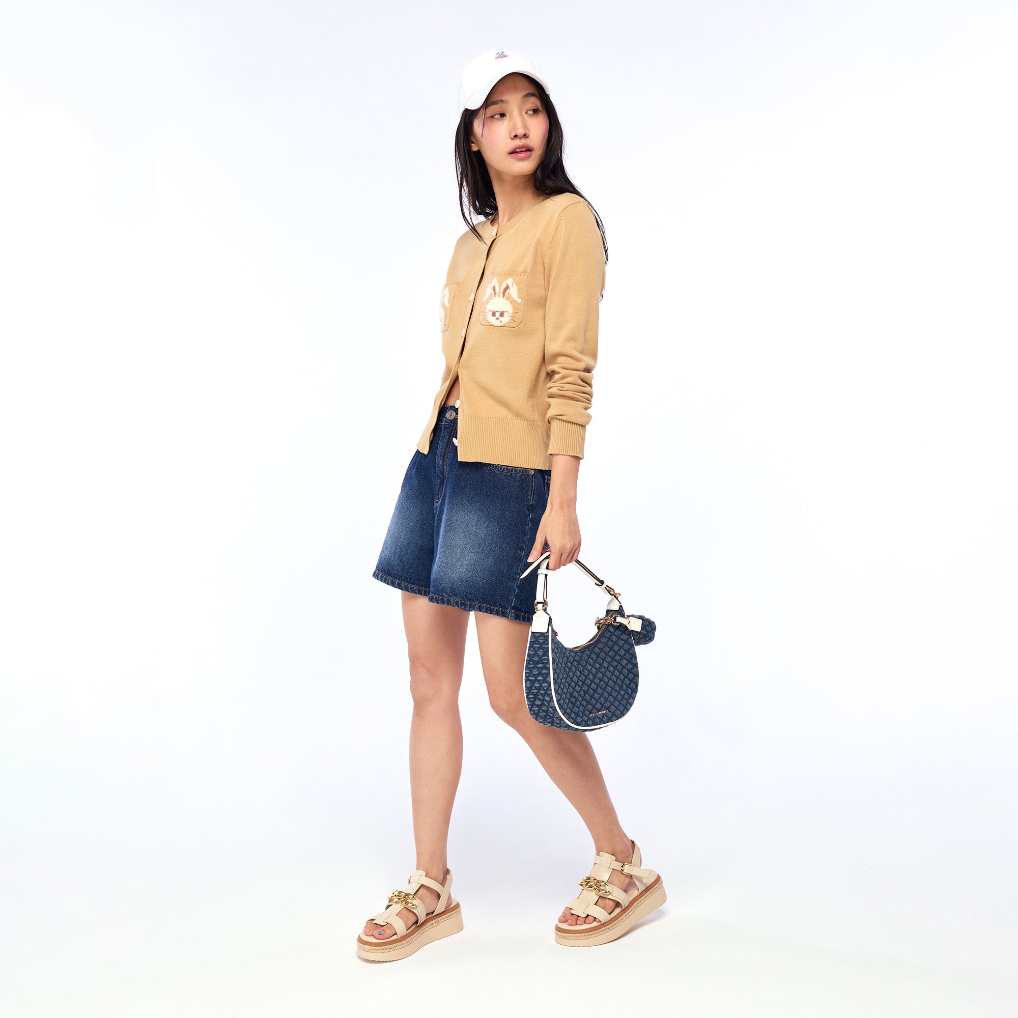 Jerme Chest Pocket Cardigan Brown