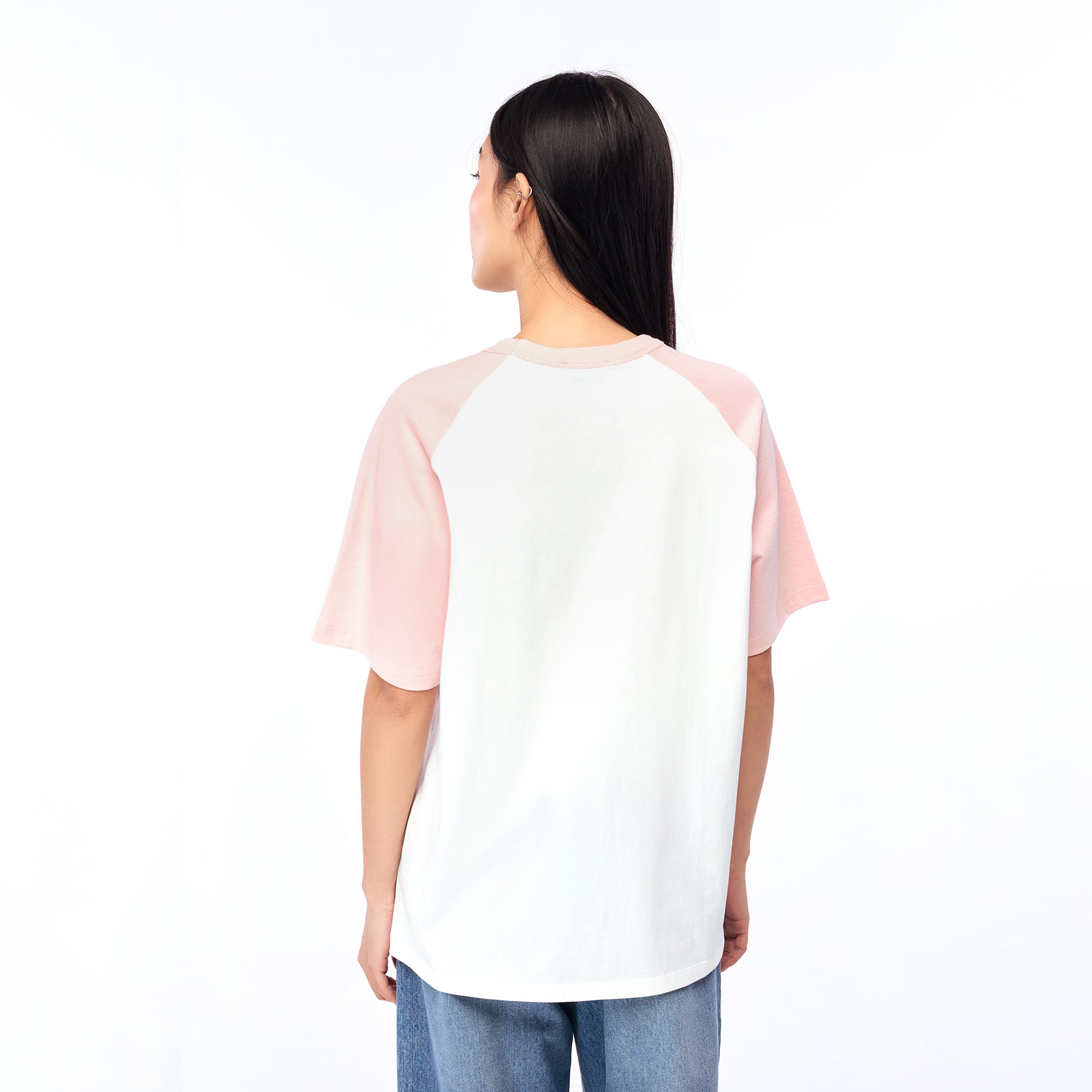 เสื้อยืดแขนสั้นพิมพ์ลายกราฟฟิค Jerme Pink