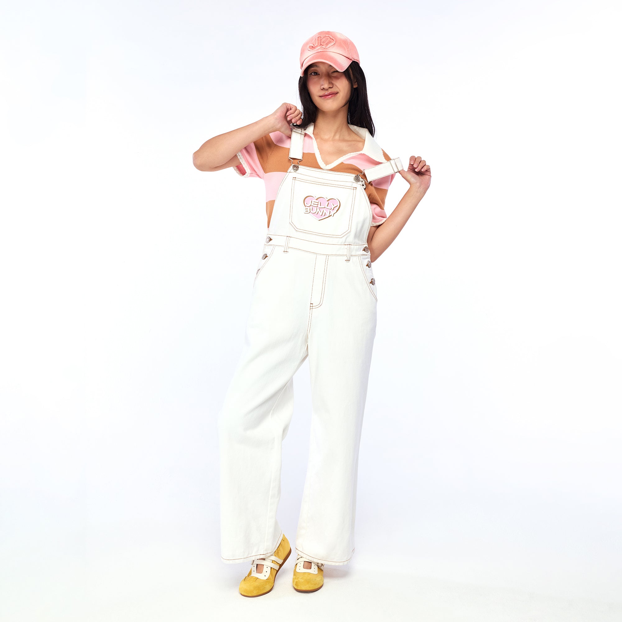 ชุดเอี๊ยมพิมพ์โลโก้ JB White