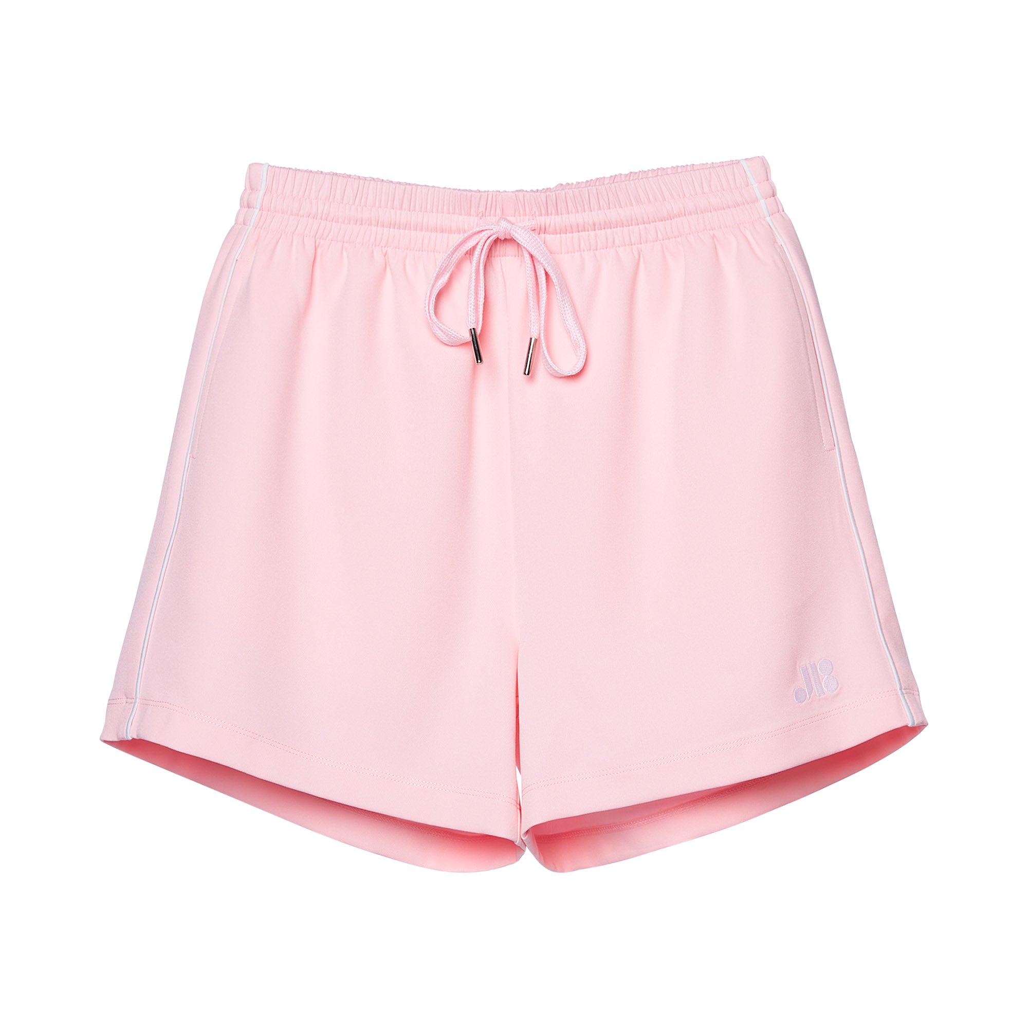 กางเกงขาสั้นปักโลโก้ Pink