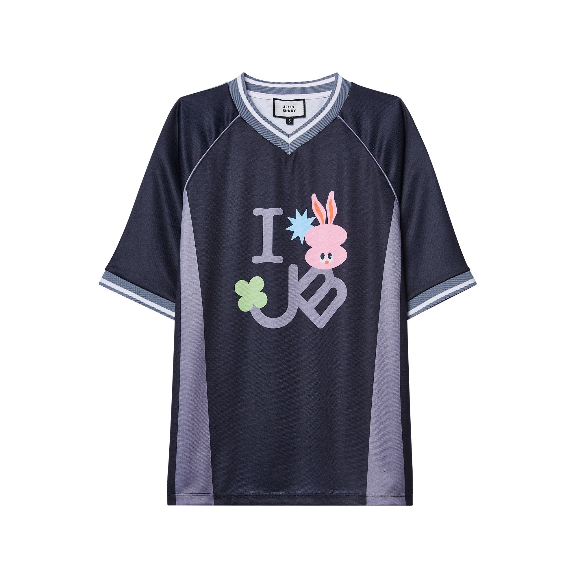 Jerme Graphic Print Football T-Shirt Black