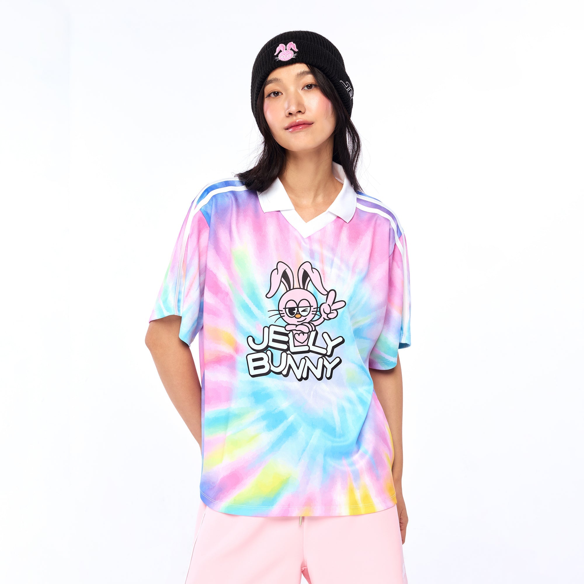 เสื้อฟุตบอลสีมัดย้อมพิมพ์ลาย Multi Color