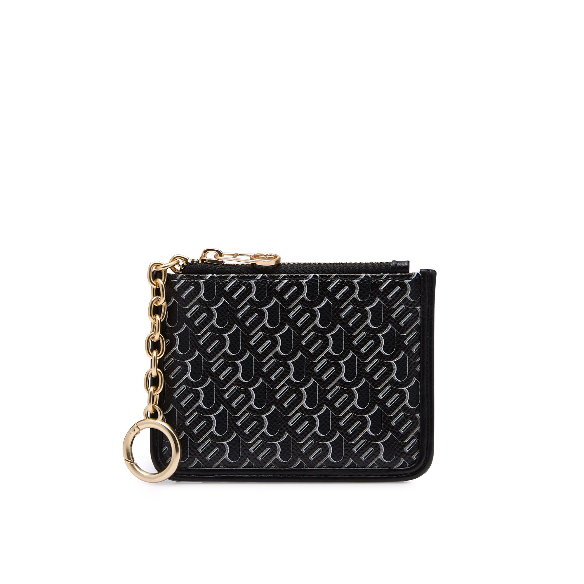 กระเป๋าสตางค์ทรงสั้น Gemin Printed Black