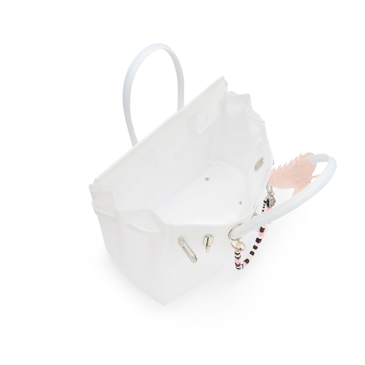 Jollie Handle Bag White