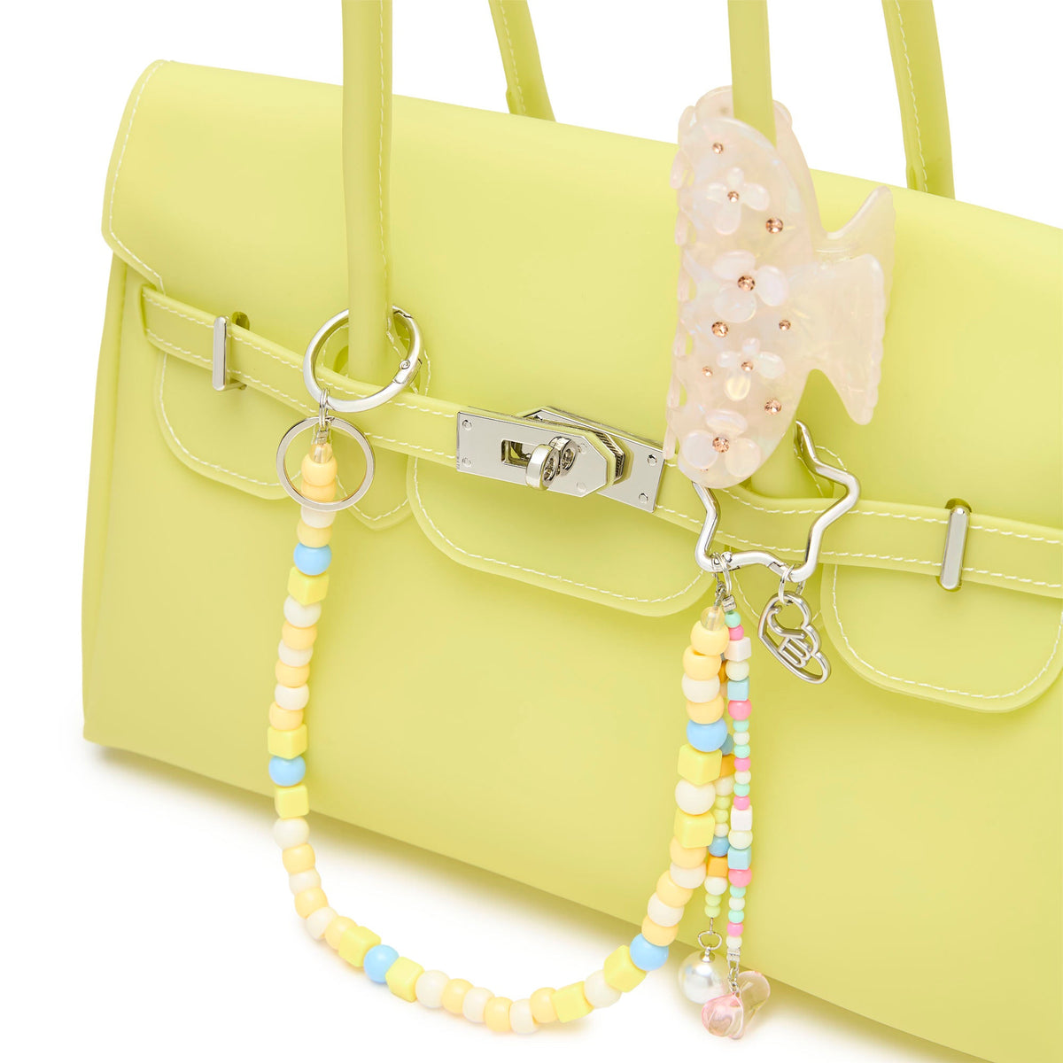 Jemish Handle Bag Light Yellow