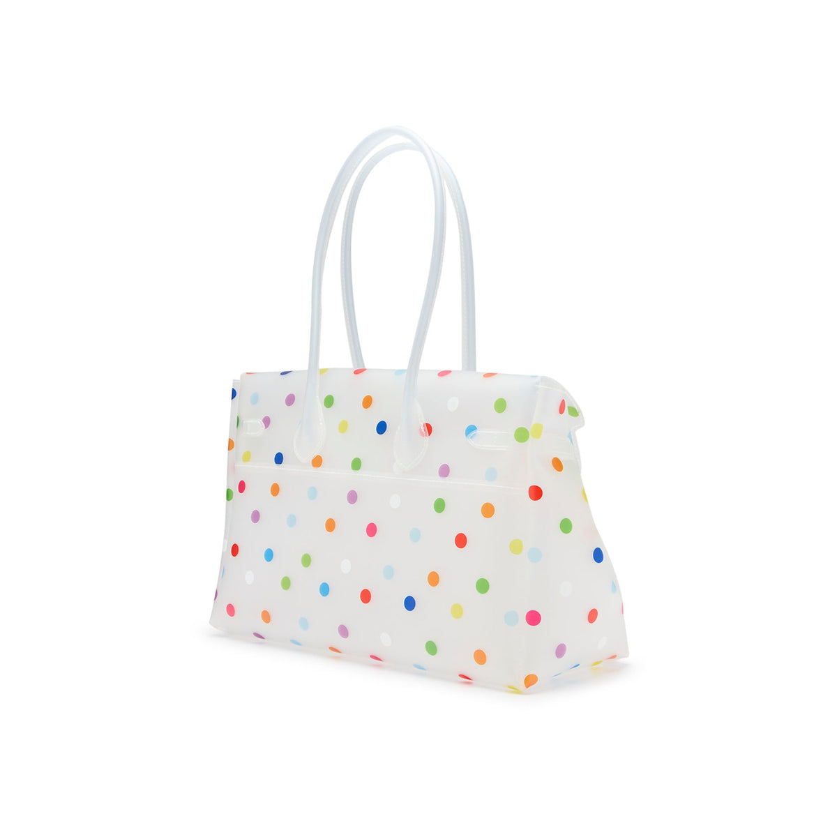 กระเป๋าถือ Jollie Dot White