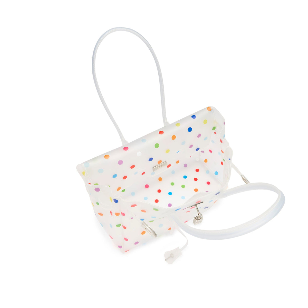 กระเป๋าถือ Jollie Dot White