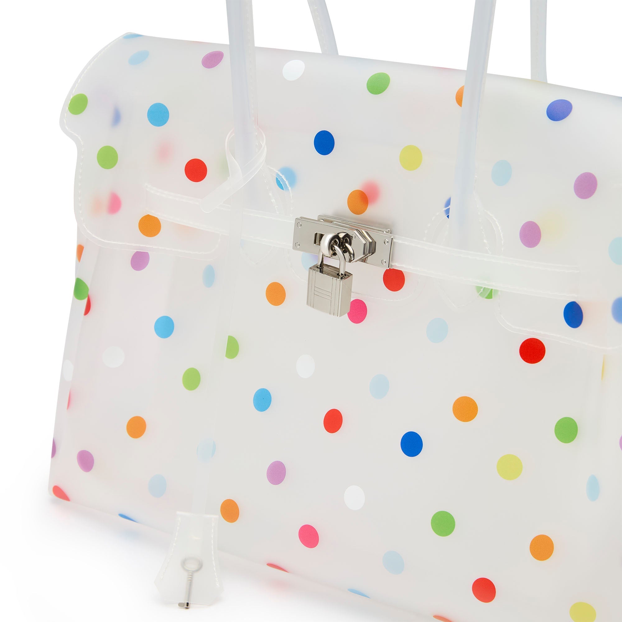 กระเป๋าถือ Jollie Dot White