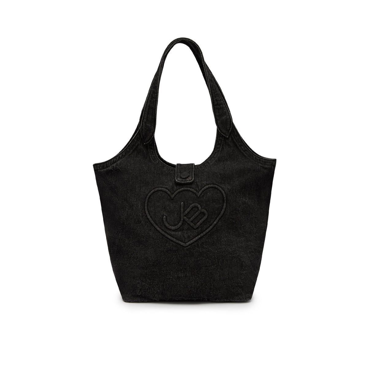 Mari Denim M Tote Bag Black